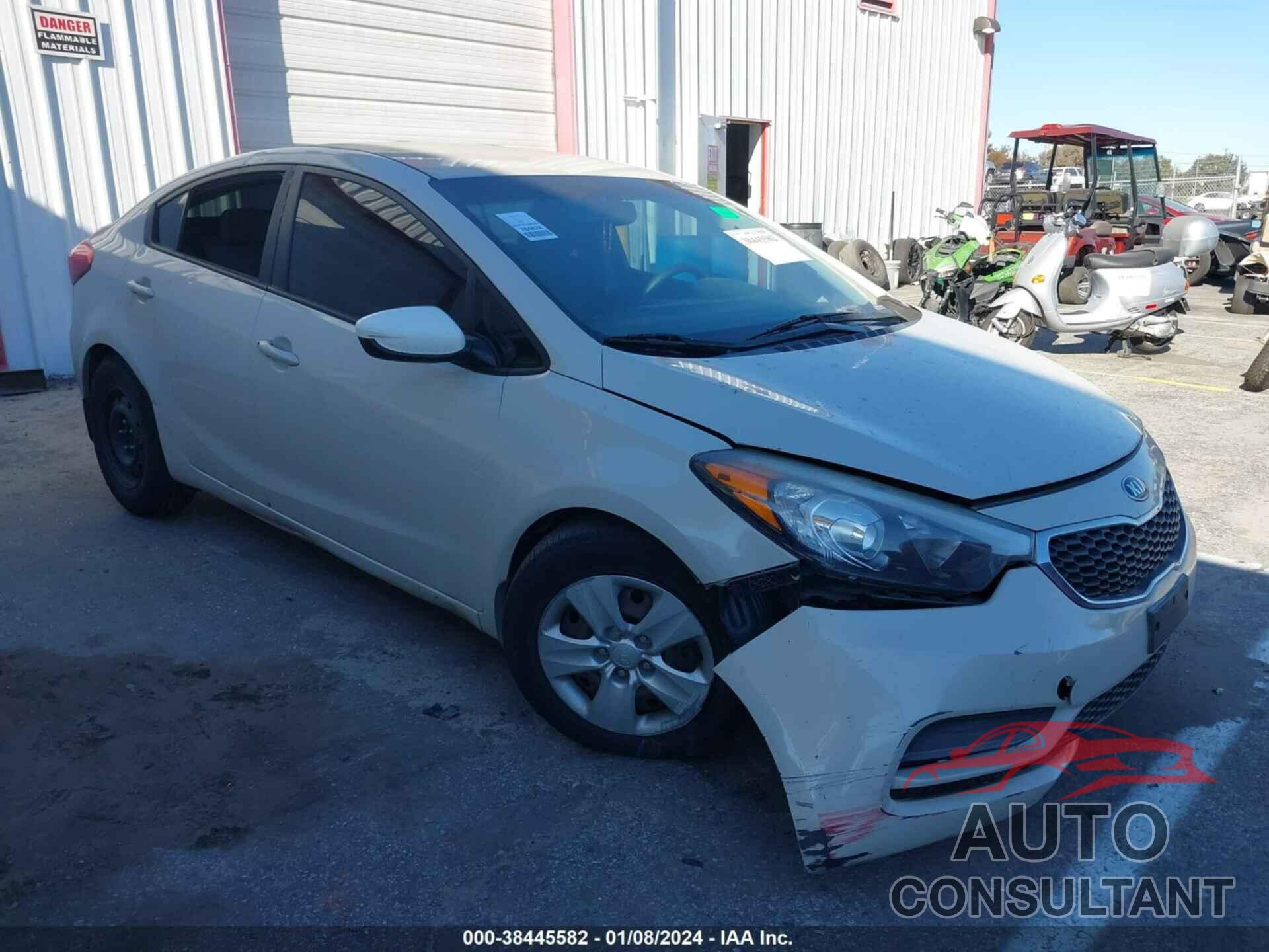 KIA FORTE 2015 - KNAFK4A69F5283456