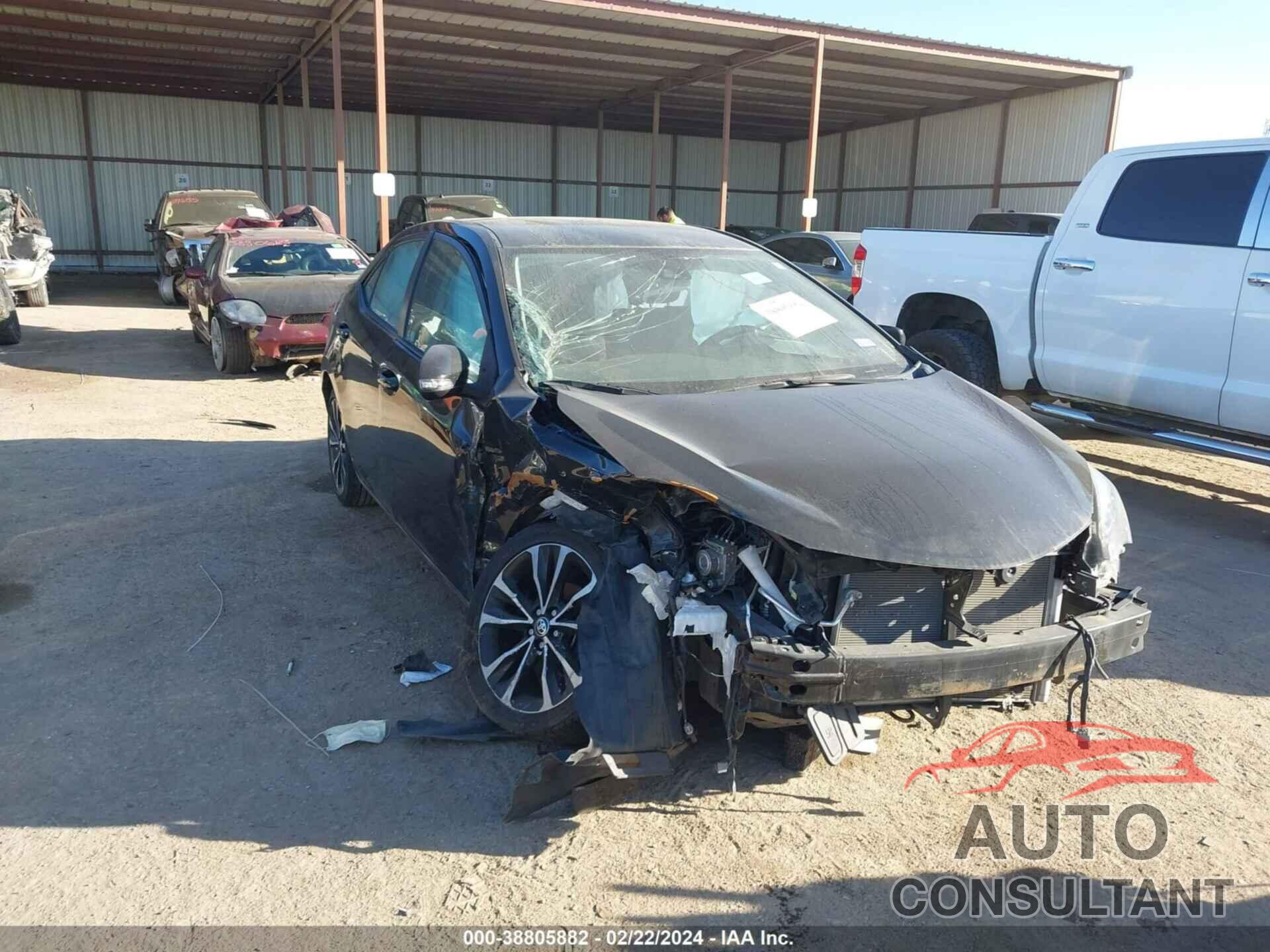 TOYOTA COROLLA 2018 - 2T1BURHEXJC069089