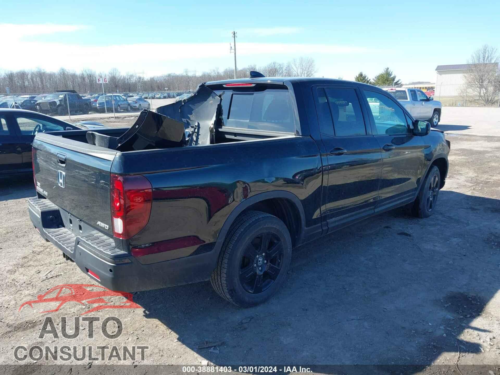 HONDA RIDGELINE 2019 - 5FPYK3F88KB027874