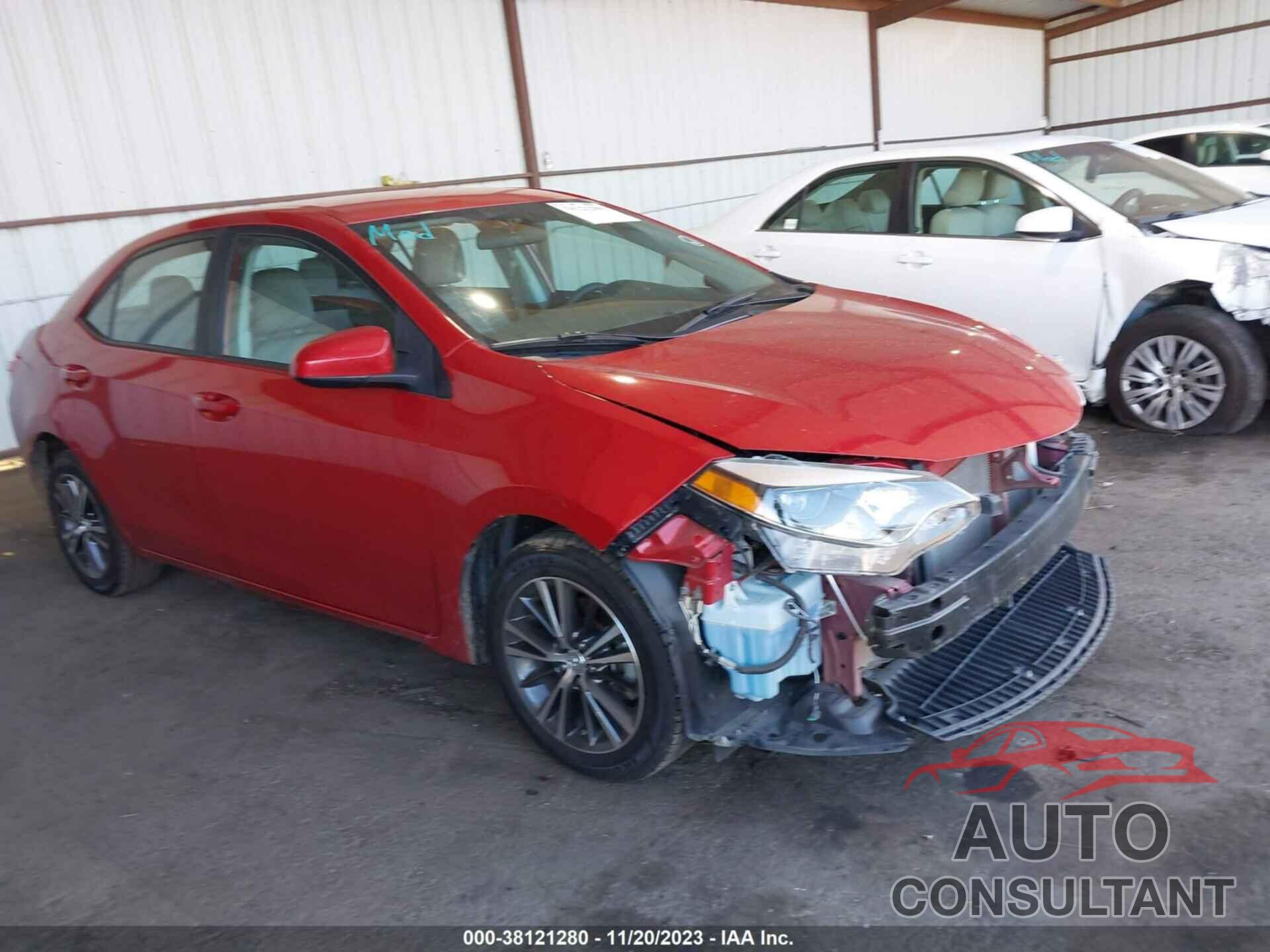 TOYOTA COROLLA 2016 - 5YFBURHE9GP406537