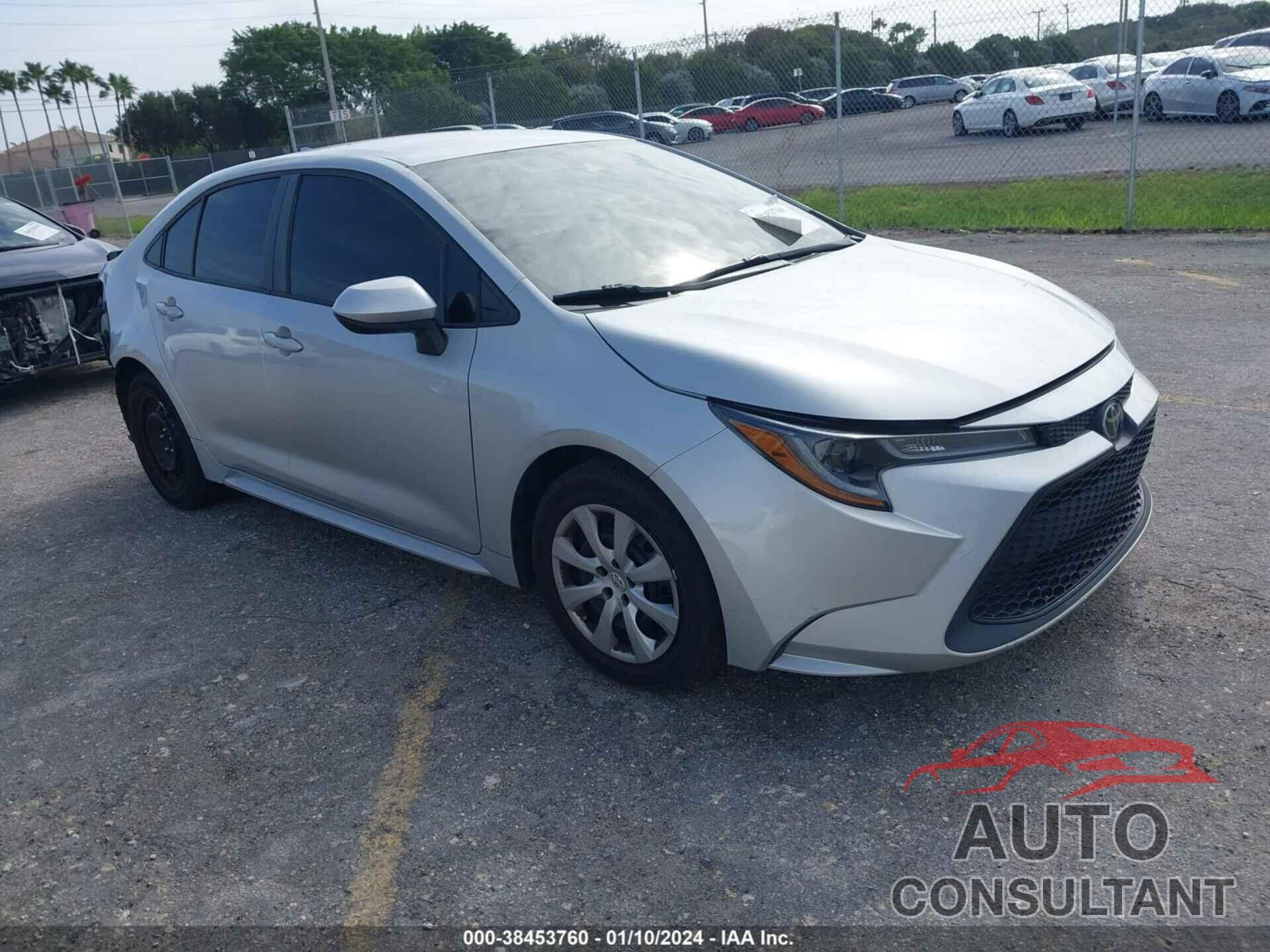 TOYOTA COROLLA 2020 - 5YFEPRAE8LP117643