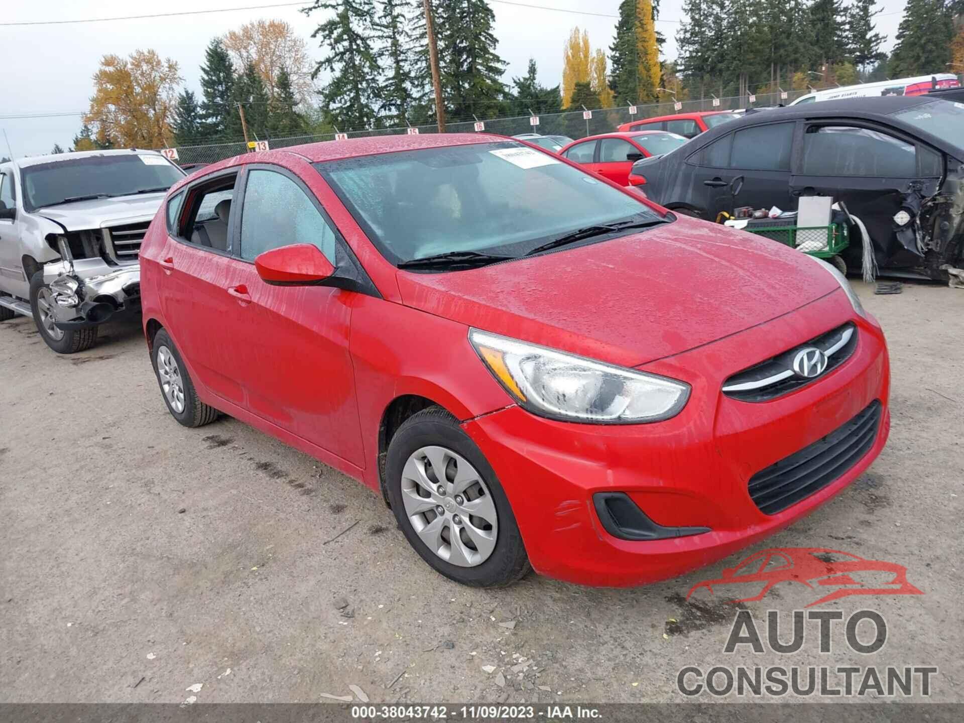 HYUNDAI ACCENT 2015 - KMHCT5AE7FU220888