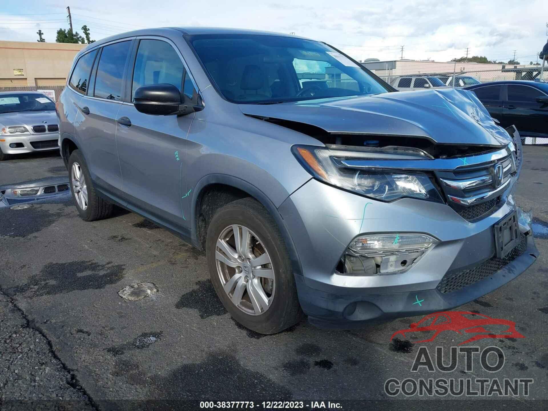 HONDA PILOT 2017 - 5FNYF5H10HB003862