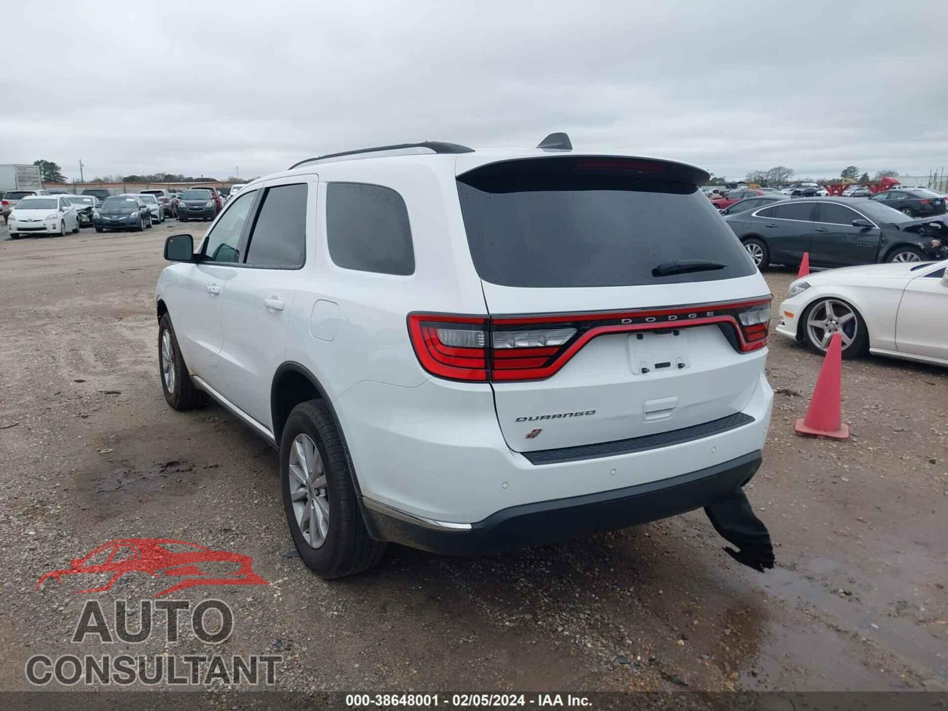 DODGE DURANGO 2022 - 1C4RDJAG2NC227368