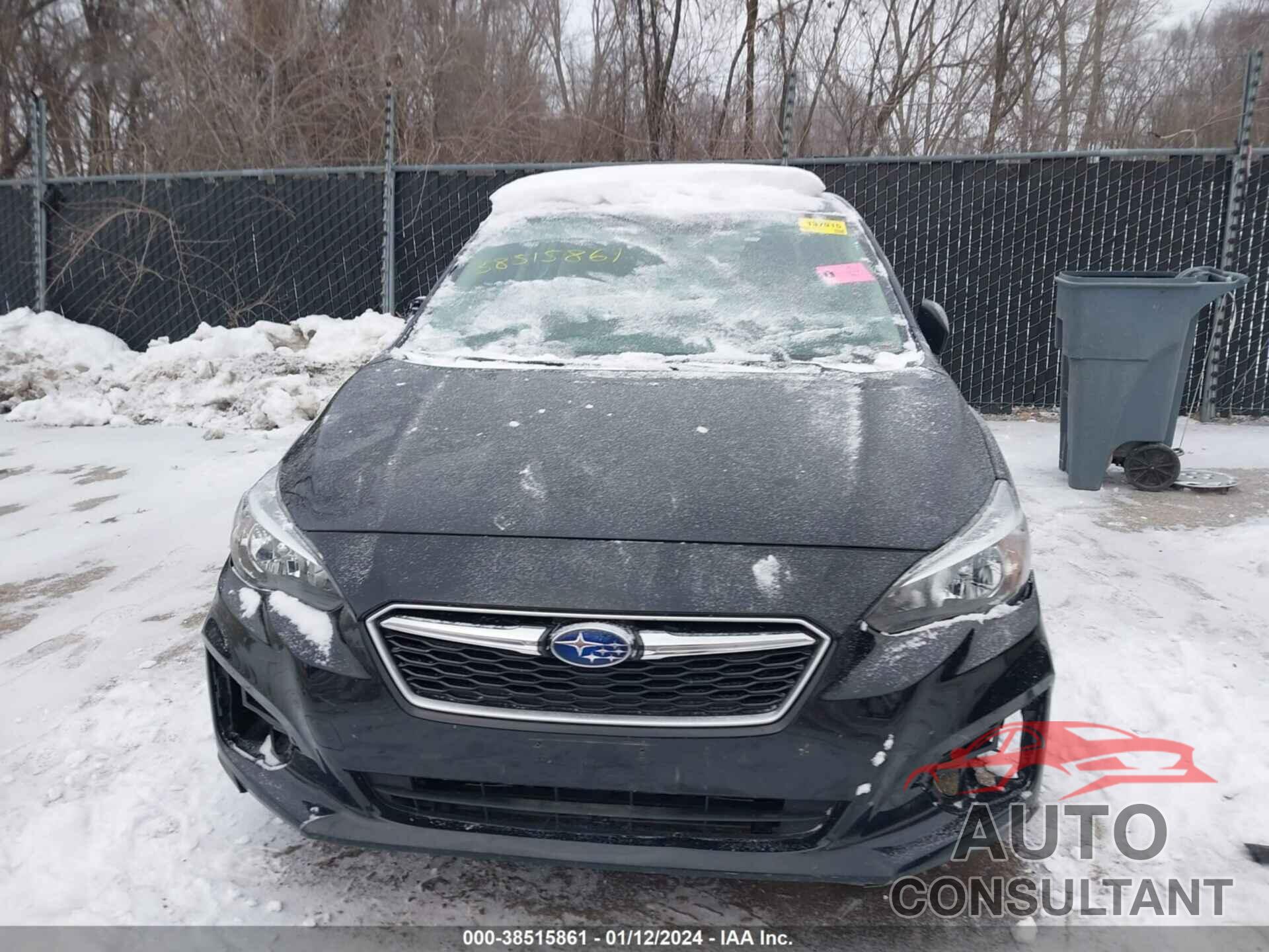 SUBARU IMPREZA 2019 - 4S3GKAA63K3617363