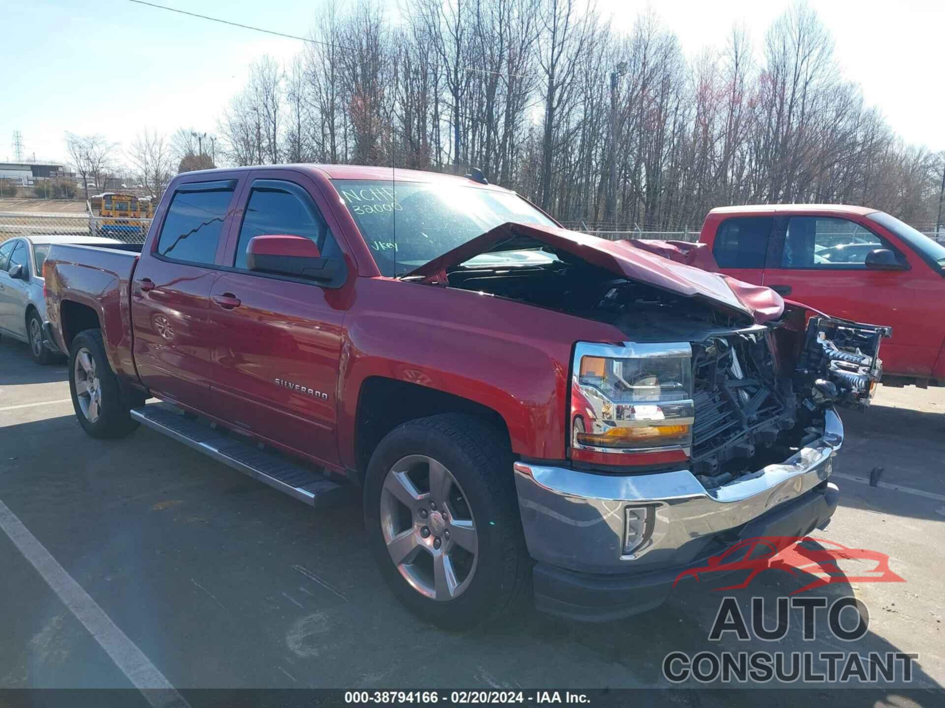 CHEVROLET SILVERADO 1500 2018 - 3GCUKREC9JG156893