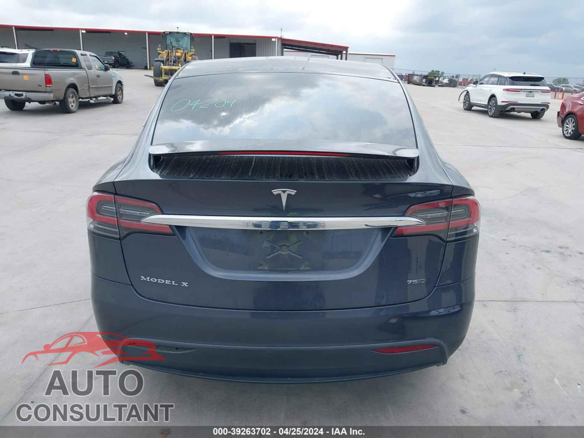 TESLA MODEL X 2016 - 5YJXCBE21GF021480