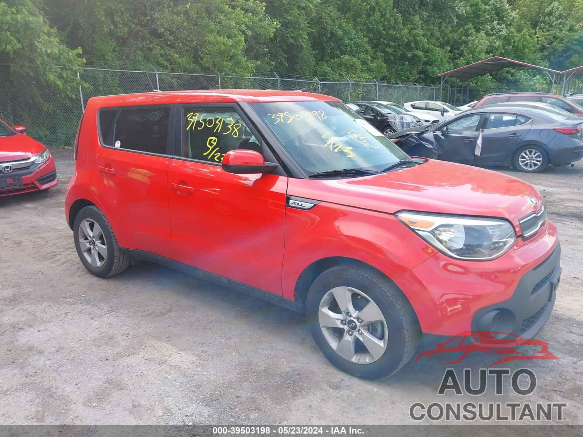 KIA SOUL 2019 - KNDJN2A2XK7674992