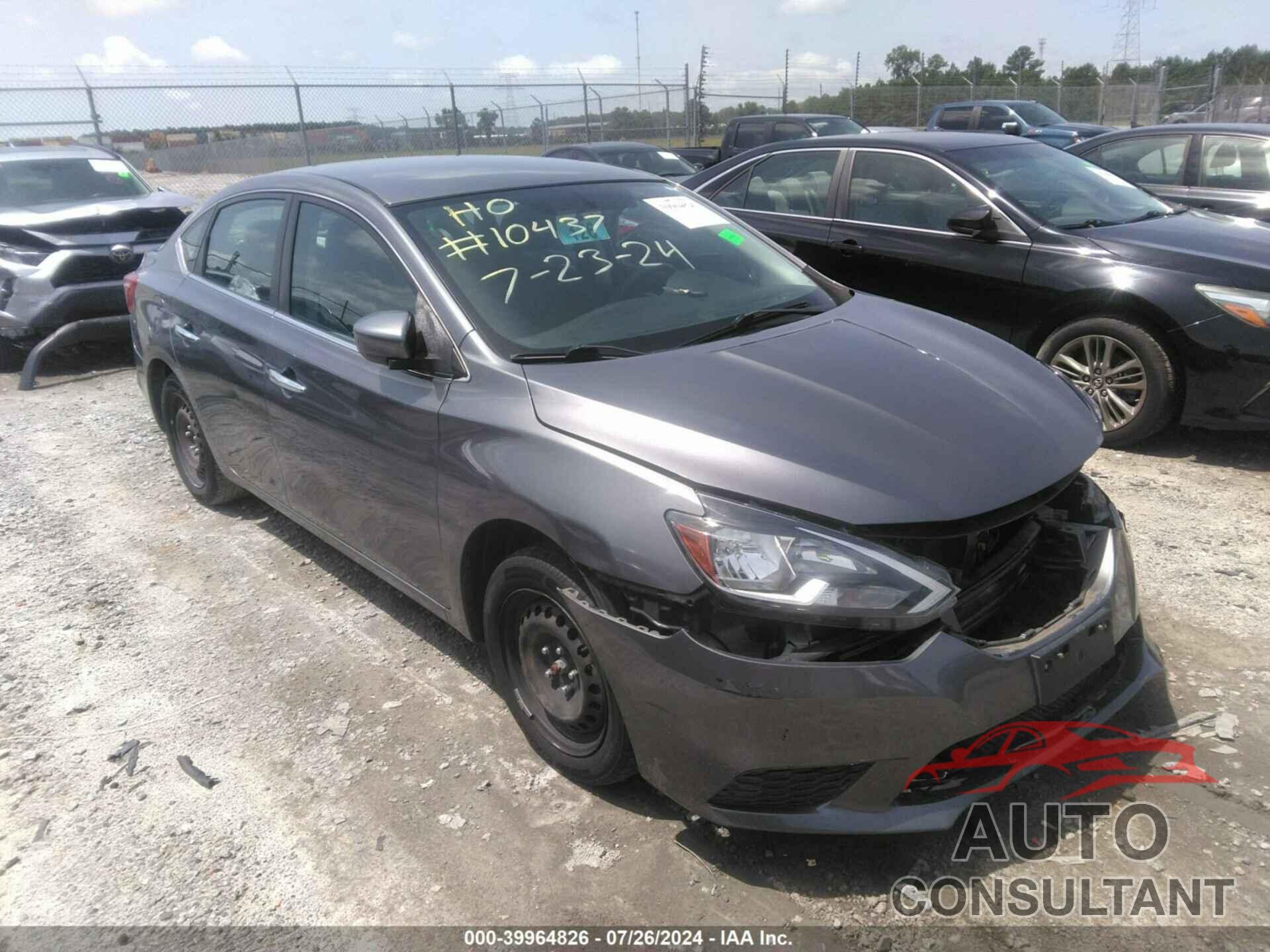 NISSAN SENTRA 2017 - 3N1AB7AP9HL707599