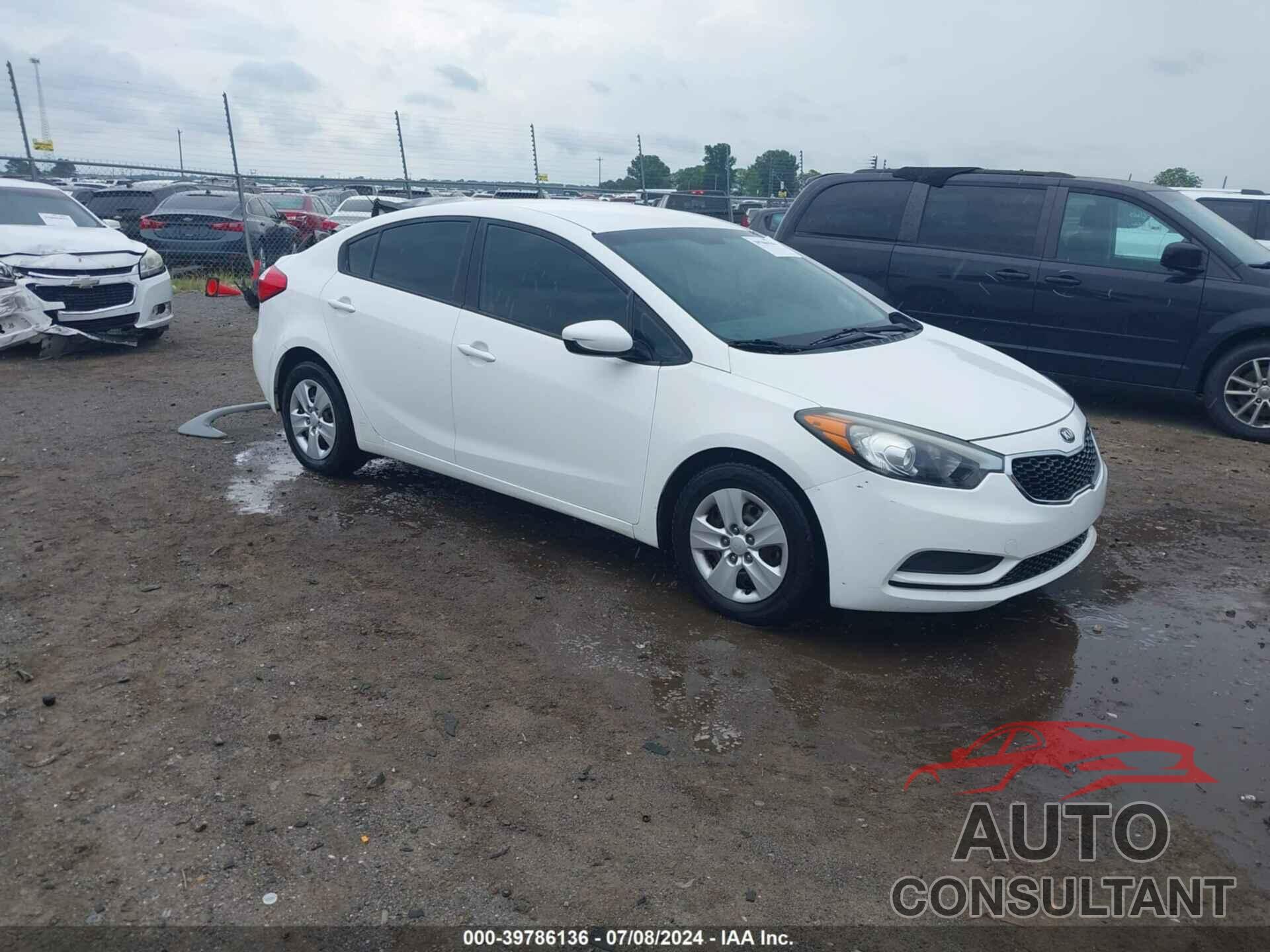 KIA FORTE 2016 - KNAFK4A6XG5507657