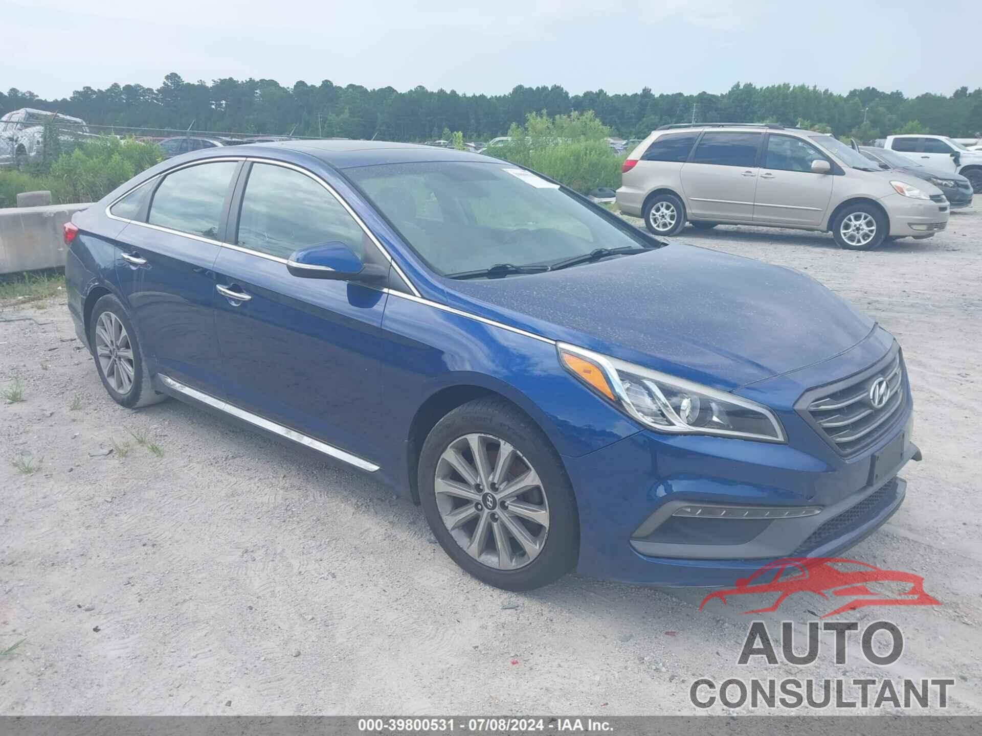 HYUNDAI SONATA 2017 - 5NPE34AFXHH496768