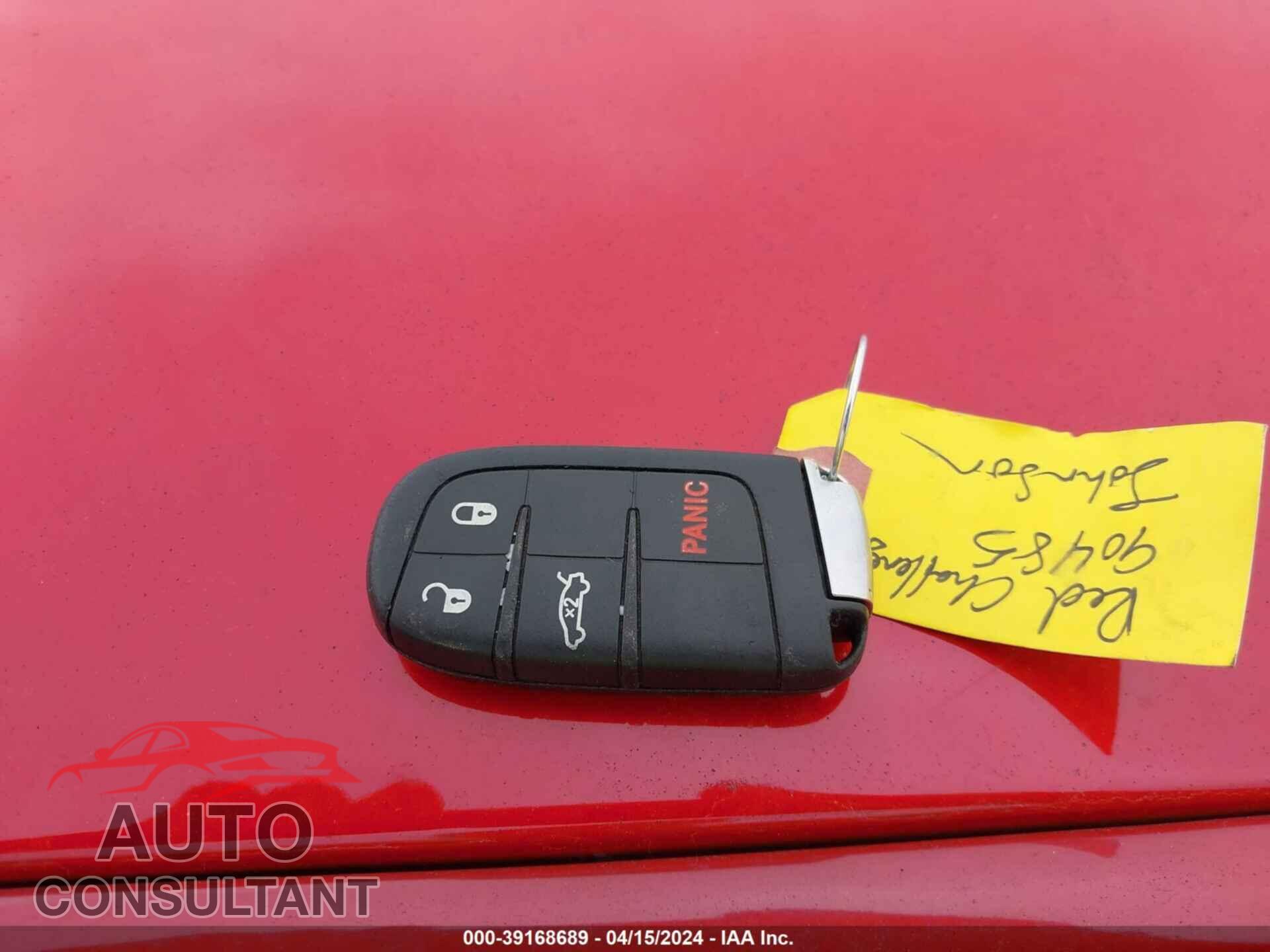 DODGE CHALLENGER 2016 - 2C3CDZAG3GH231907