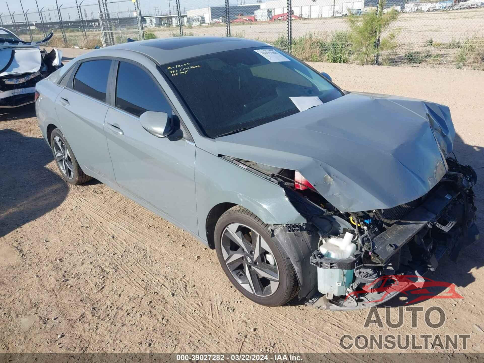 HYUNDAI ELANTRA 2022 - KMHLN4AJ3NU016511