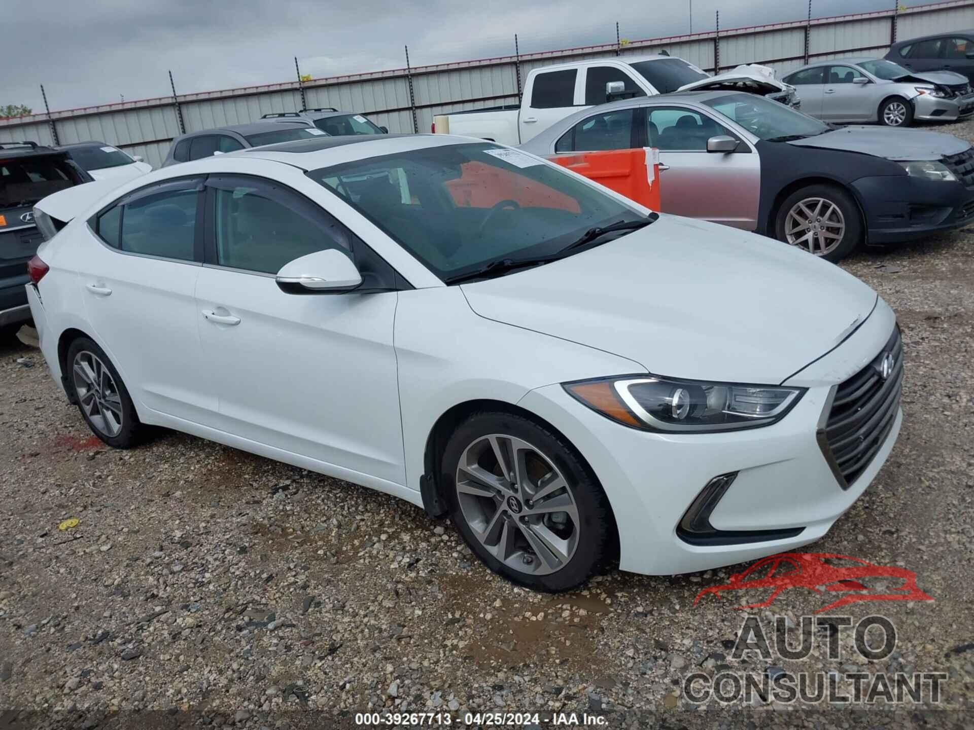 HYUNDAI ELANTRA 2018 - 5NPD84LFXJH291760