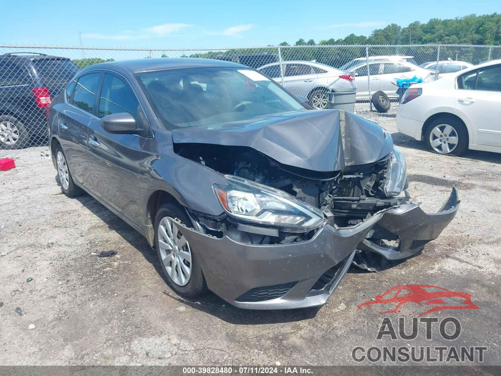 NISSAN SENTRA 2018 - 3N1AB7AP6JY316323