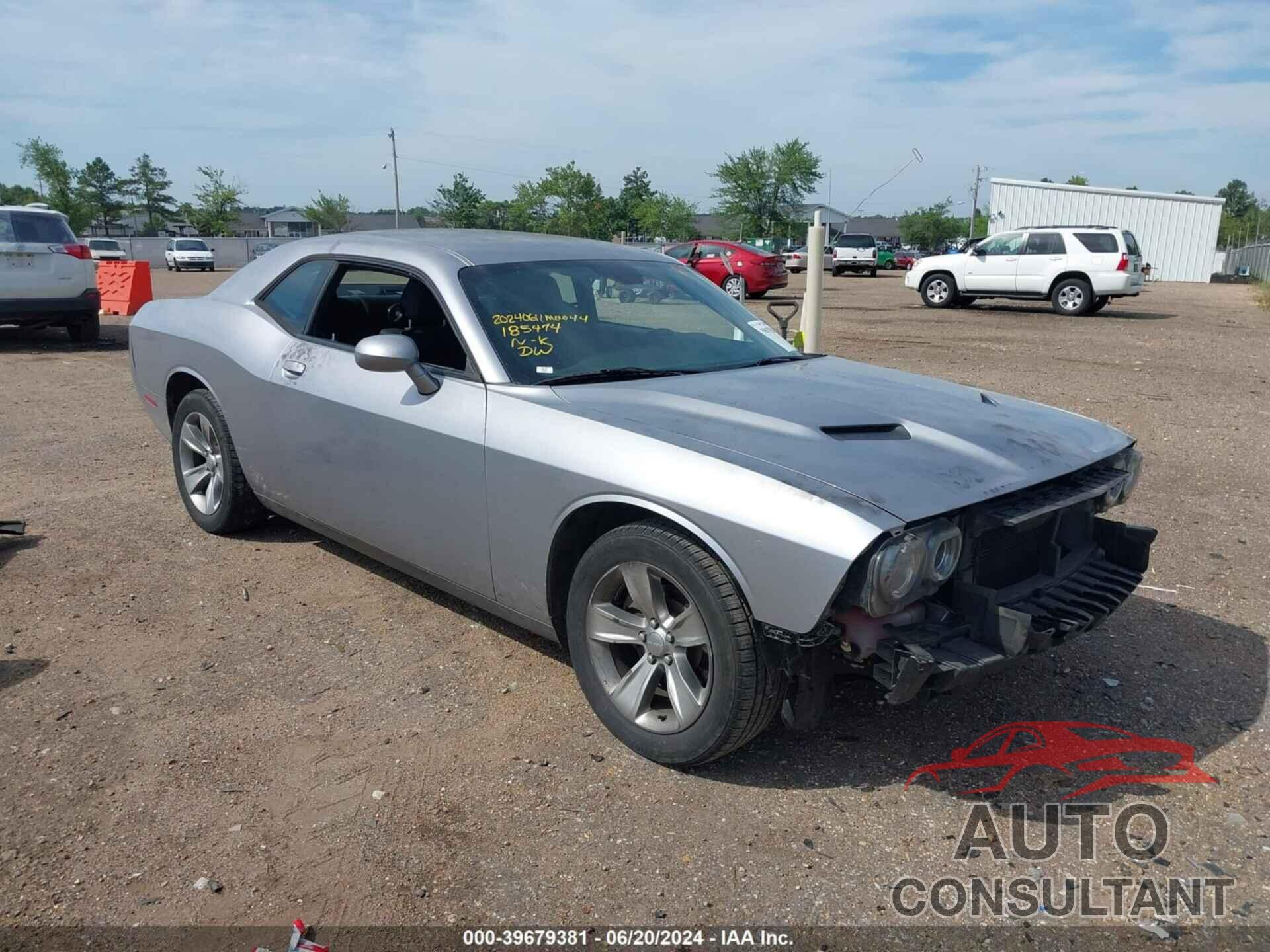 DODGE CHALLENGER 2016 - 2C3CDZAG8GH185474