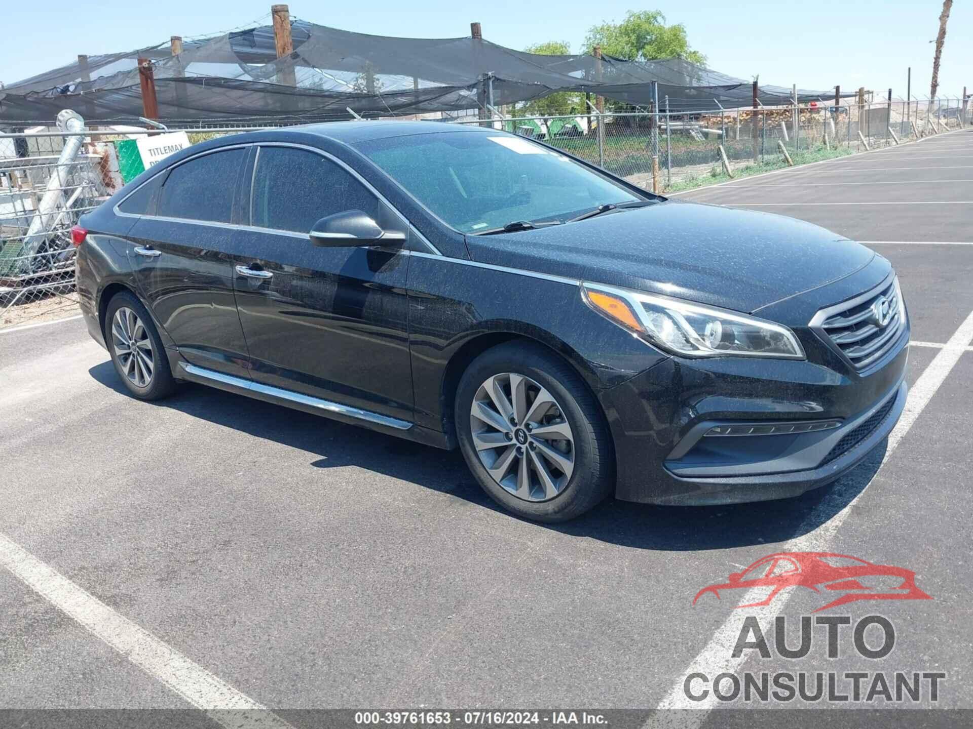 HYUNDAI SONATA 2017 - 5NPE34AF8HH511705