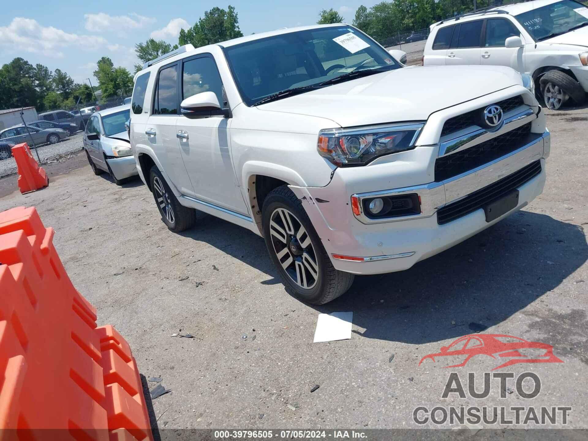 TOYOTA 4RUNNER 2017 - JTEBU5JR0H5482356