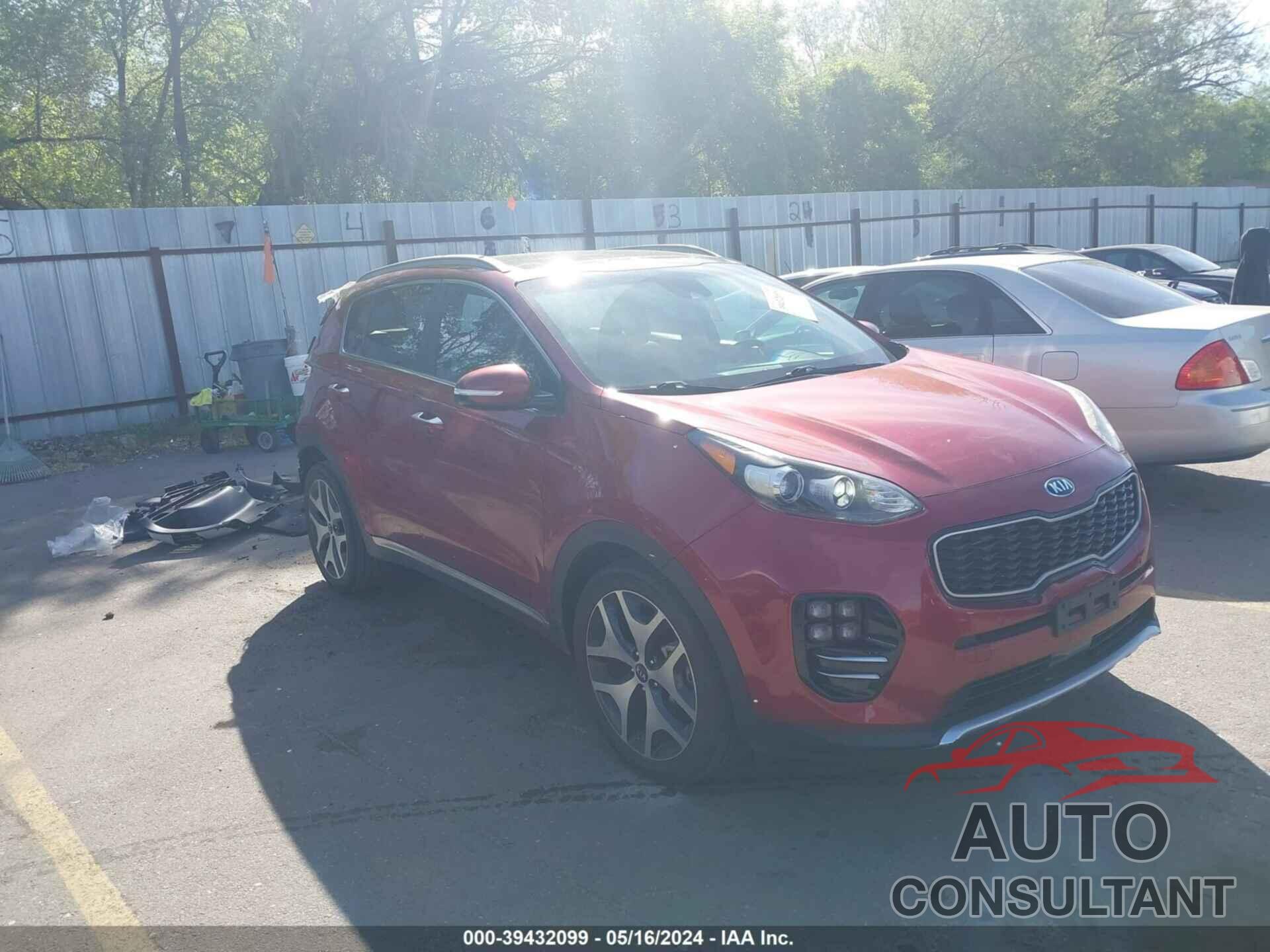 KIA SPORTAGE 2017 - KNDPR3A68H7227674