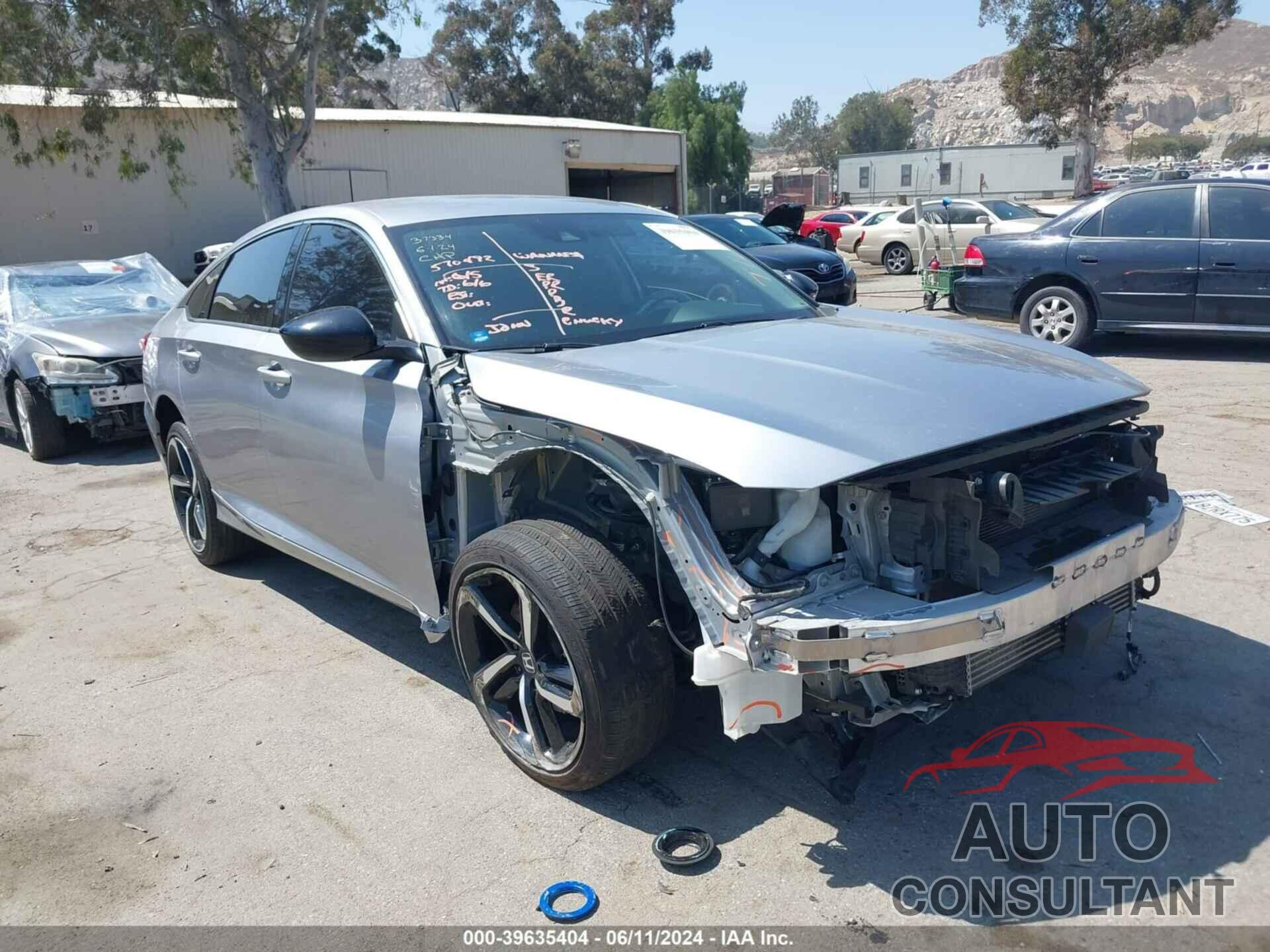 HONDA ACCORD 2022 - 1HGCV1F43NA020387