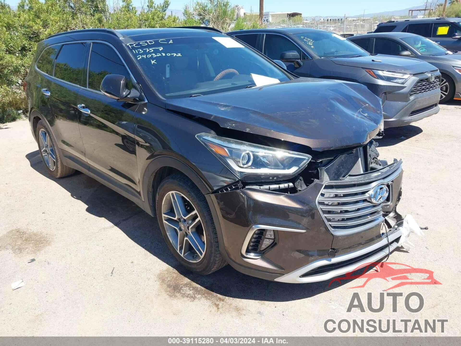 HYUNDAI SANTA FE 2017 - KM8SR4HF6HU215560