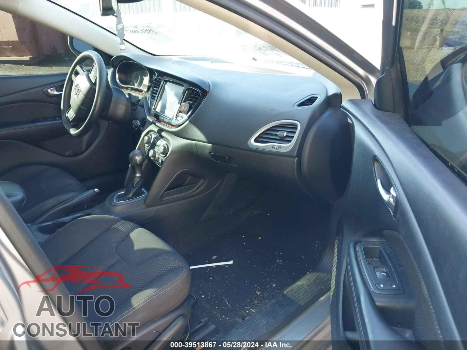 DODGE DART 2015 - 1C3CDFBB2FD415104