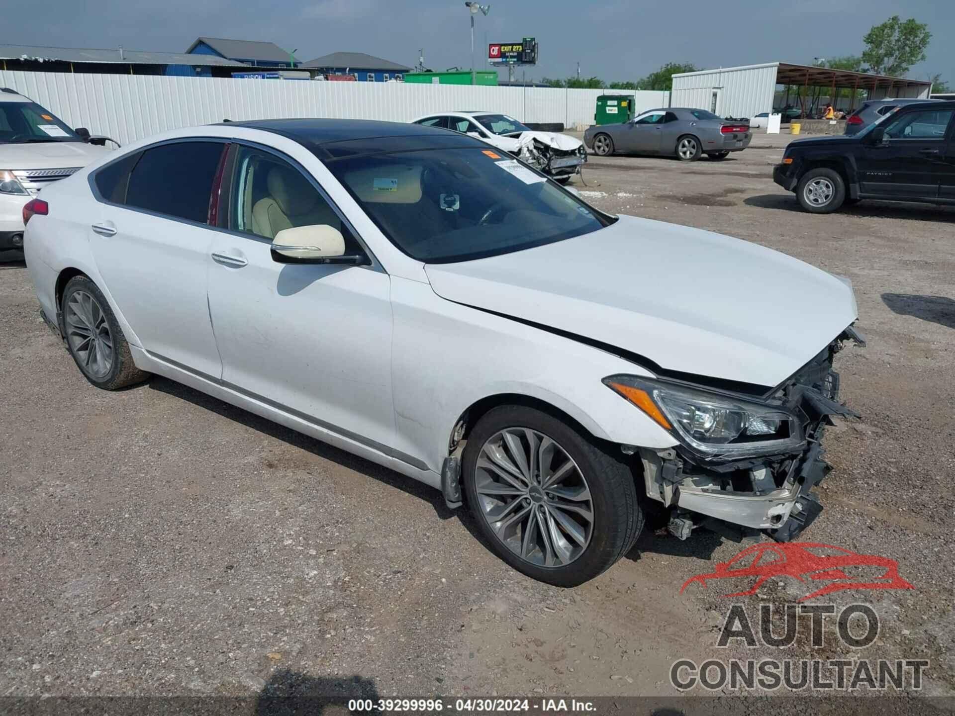 HYUNDAI GENESIS 2016 - KMHGN4JE6GU125567