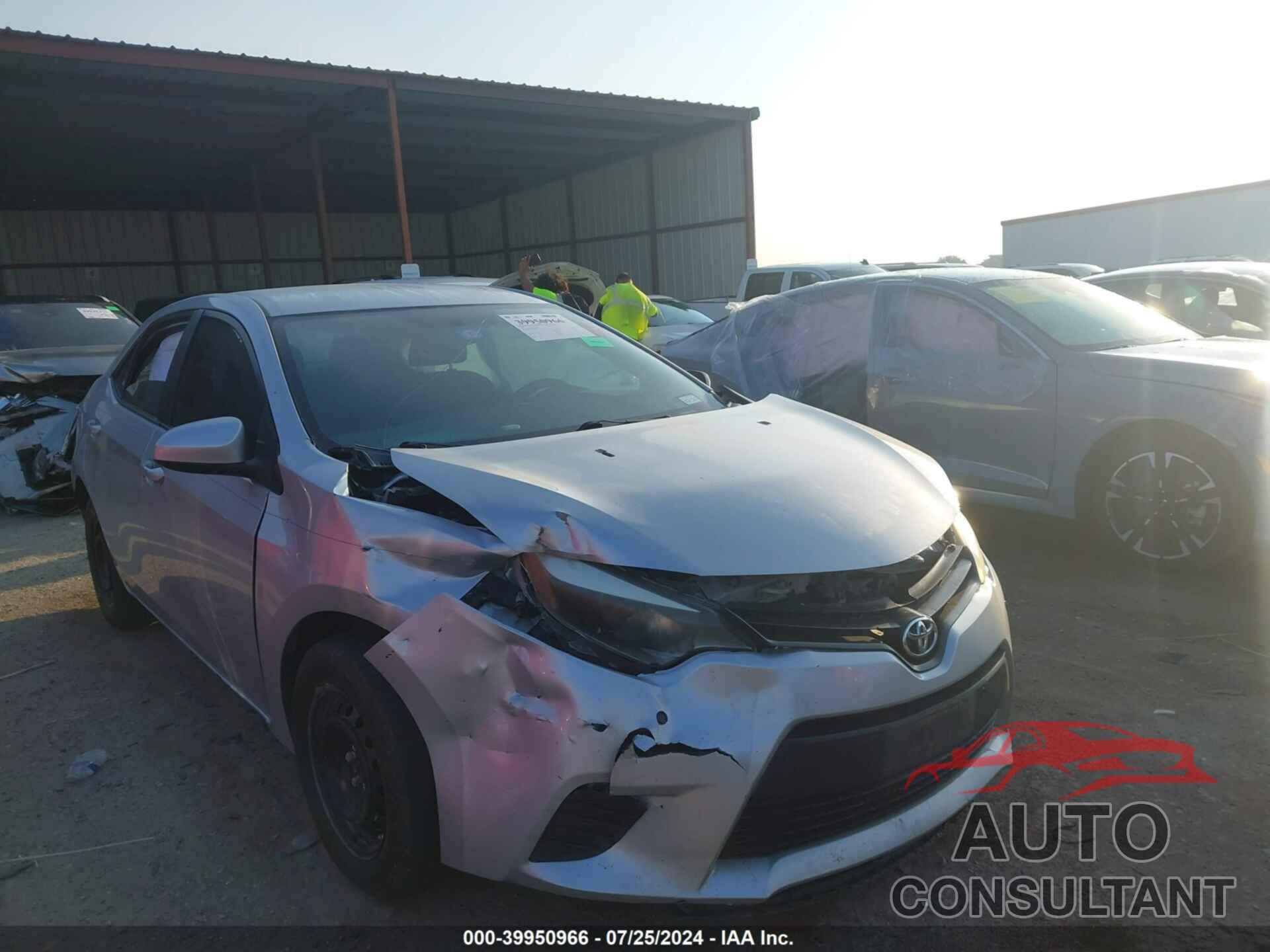 TOYOTA COROLLA 2016 - 5YFBURHE6GP386473