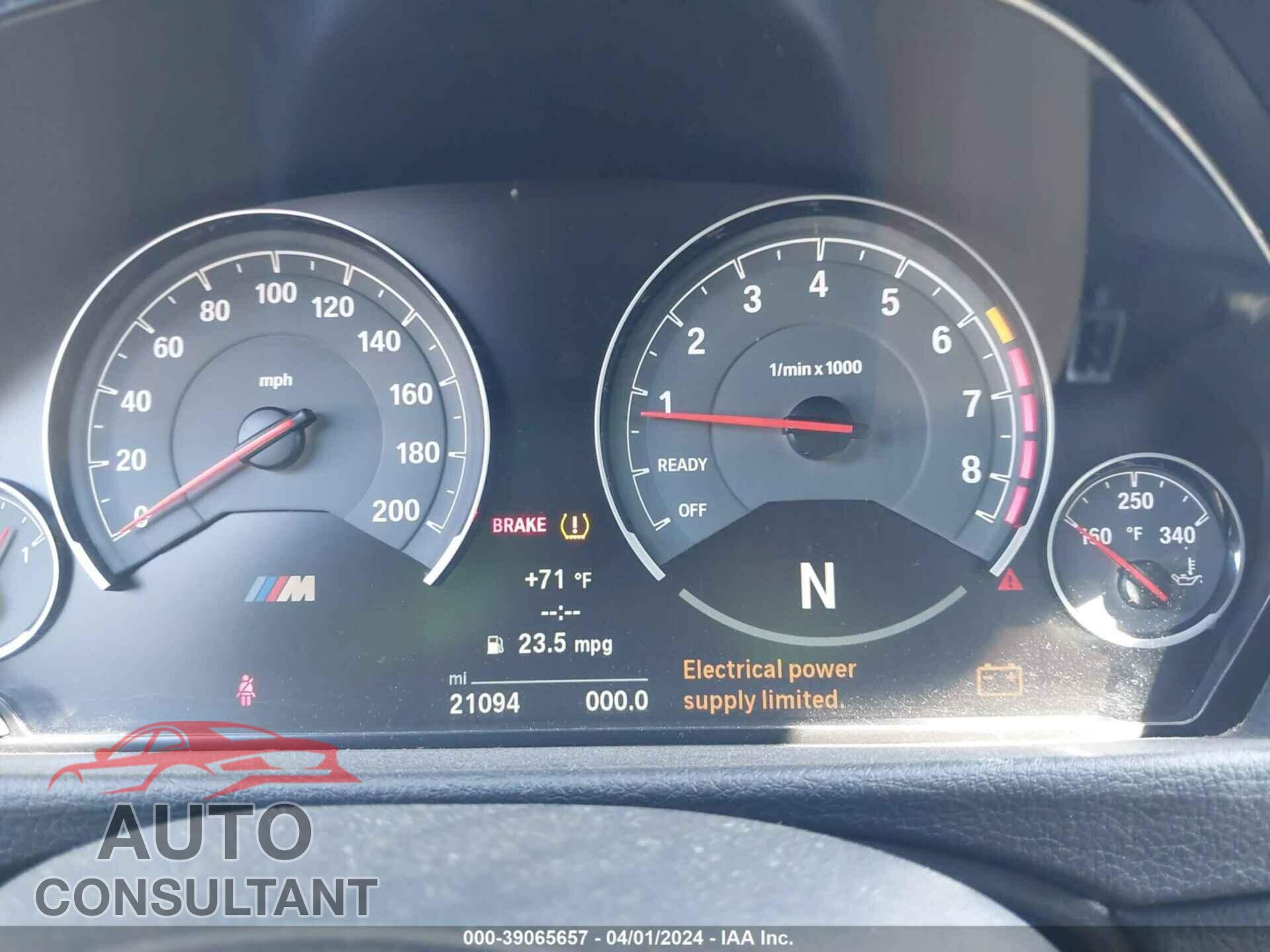 BMW M3 2017 - WBS8M9C36H5G85617