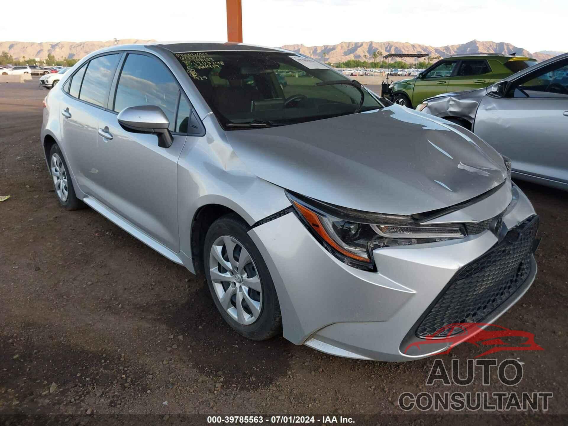 TOYOTA COROLLA 2020 - JTDEPRAE6LJ108122