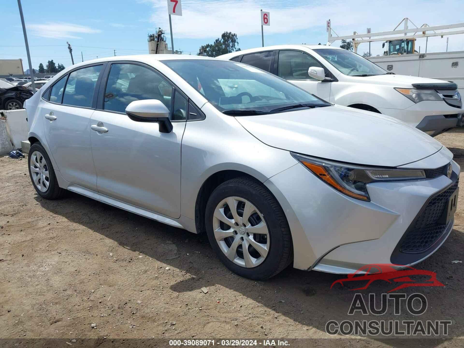 TOYOTA COROLLA 2020 - 5YFEPRAE6LP098011