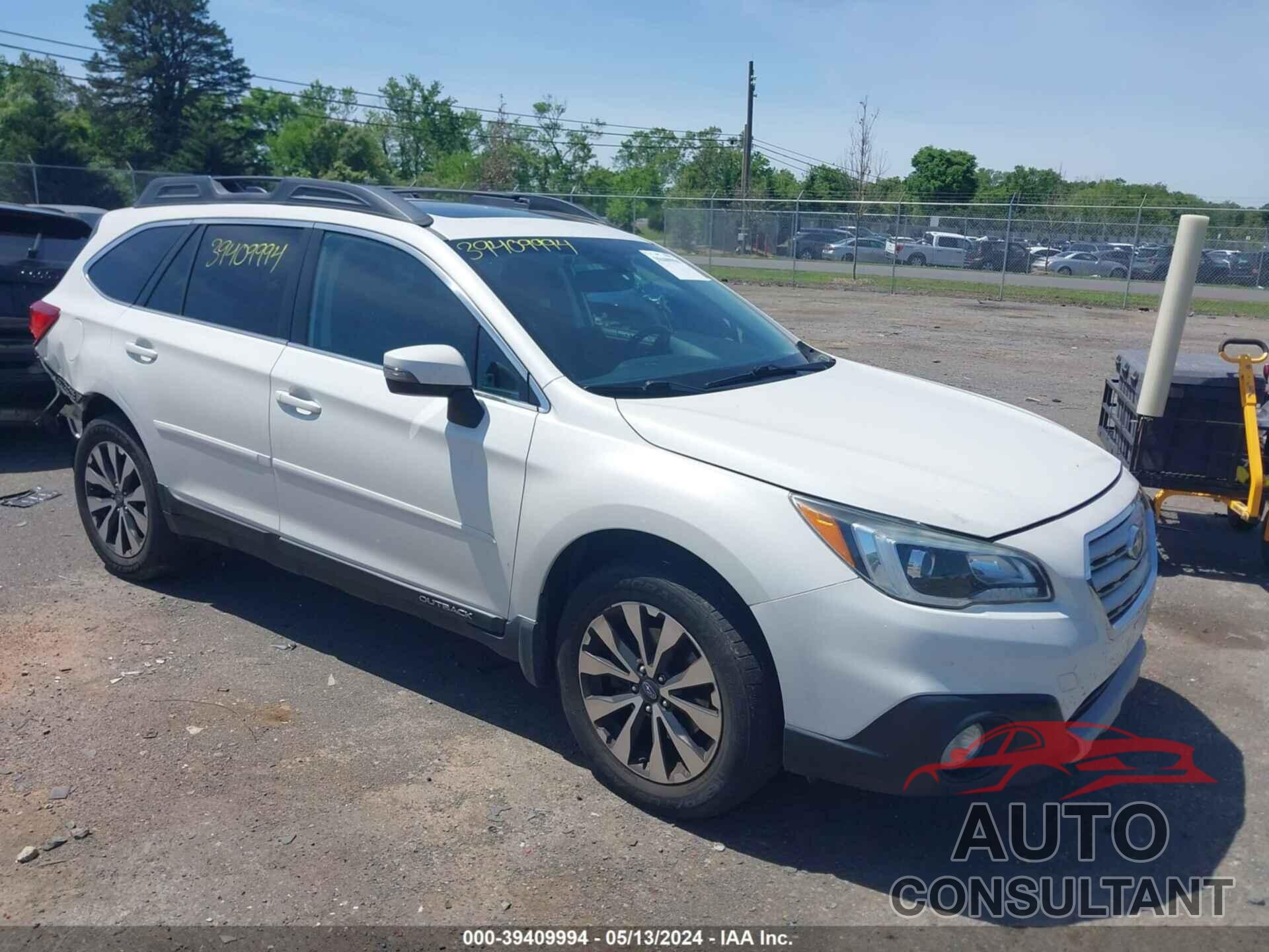 SUBARU OUTBACK 2016 - 4S4BSBNC1G3303634