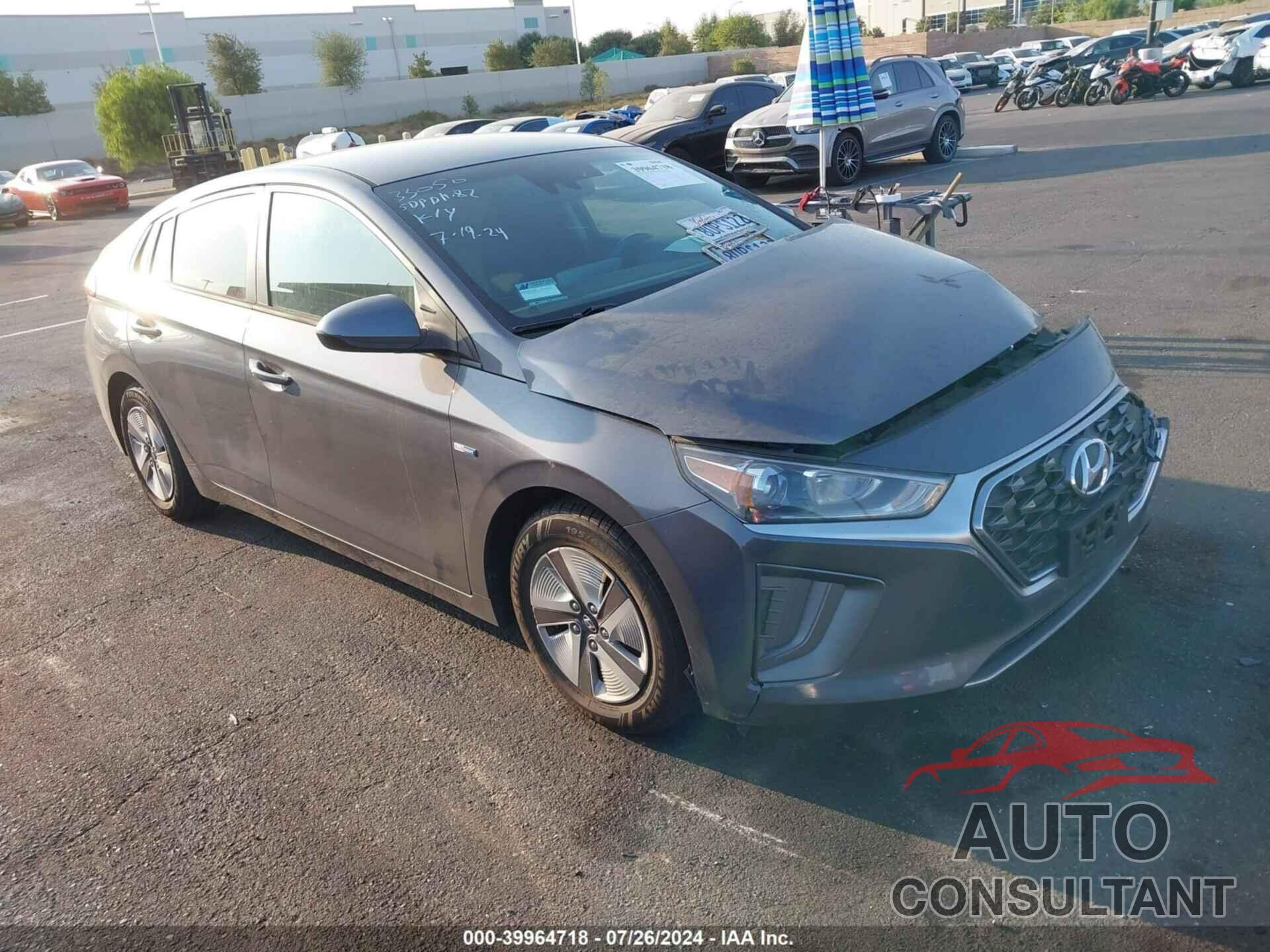 HYUNDAI IONIQ HYBRID 2020 - KMHC65LC8LU202740