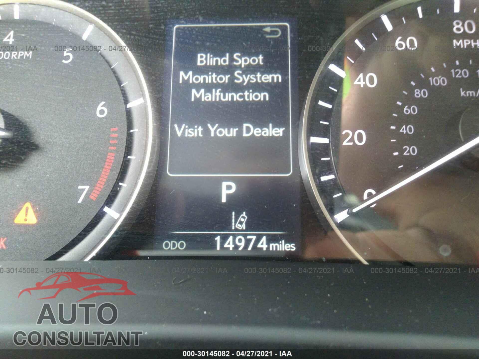 LEXUS RX 2019 - 2T2ZZMCA2KC137812