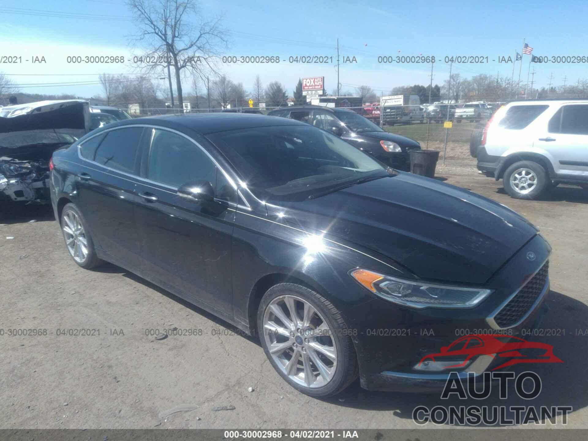 FORD FUSION 2017 - 3FA6P0K96HR129167