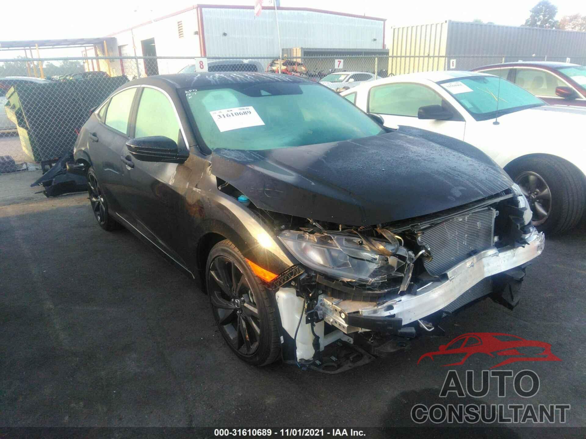 HONDA CIVIC SEDAN 2020 - 19XFC2F80LE209051