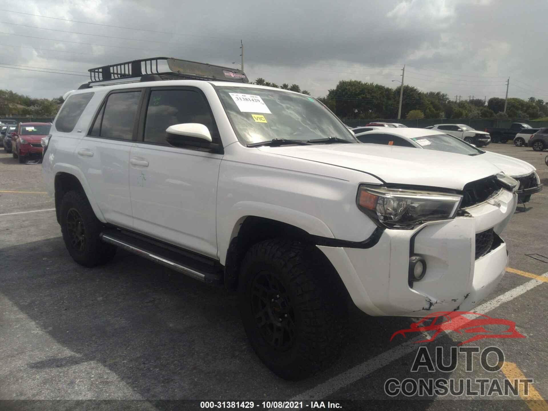 TOYOTA 4RUNNER 2016 - JTEZU5JR0G5142220