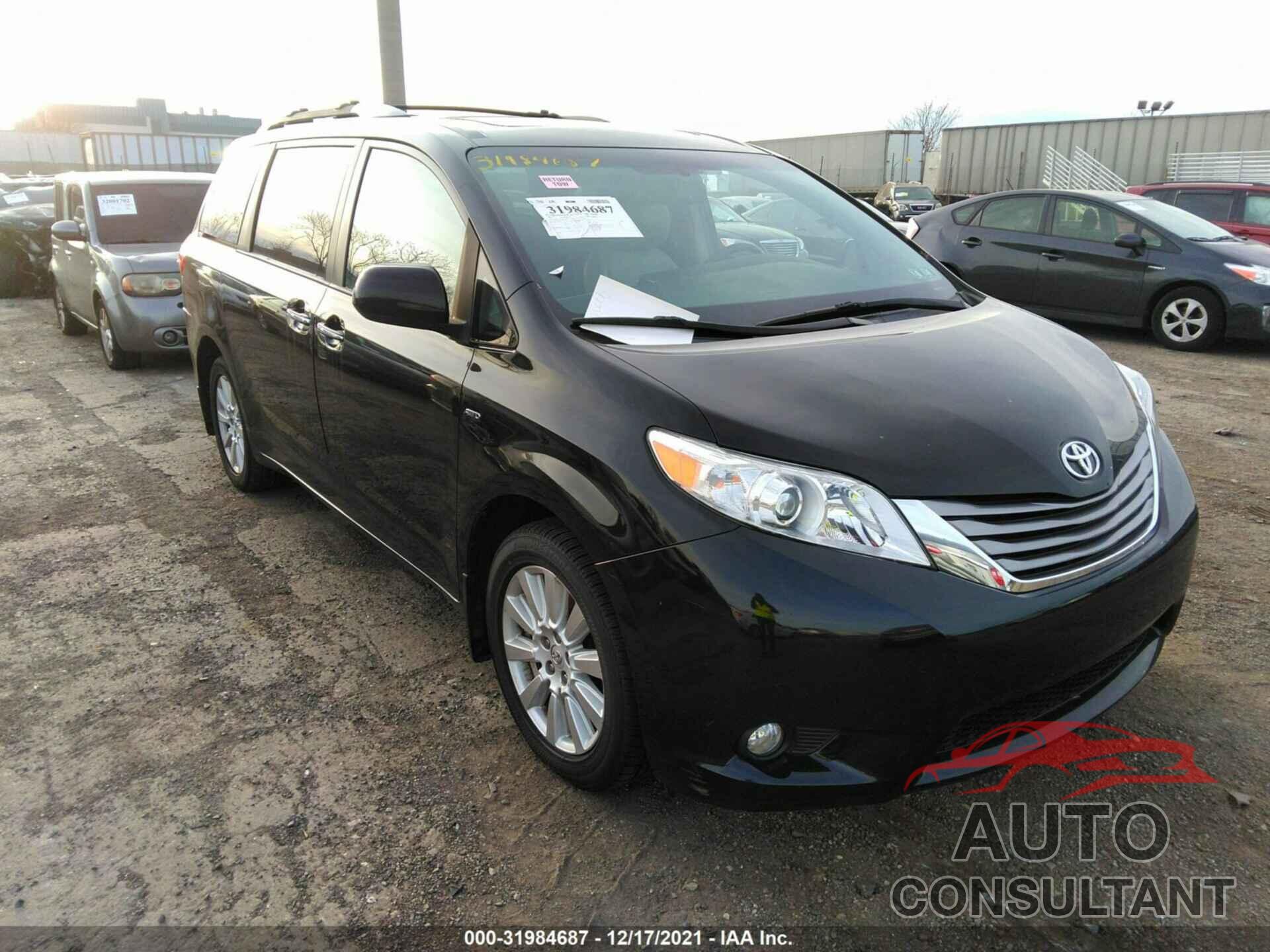 TOYOTA SIENNA 2017 - 5TDDZ3DCXHS173708