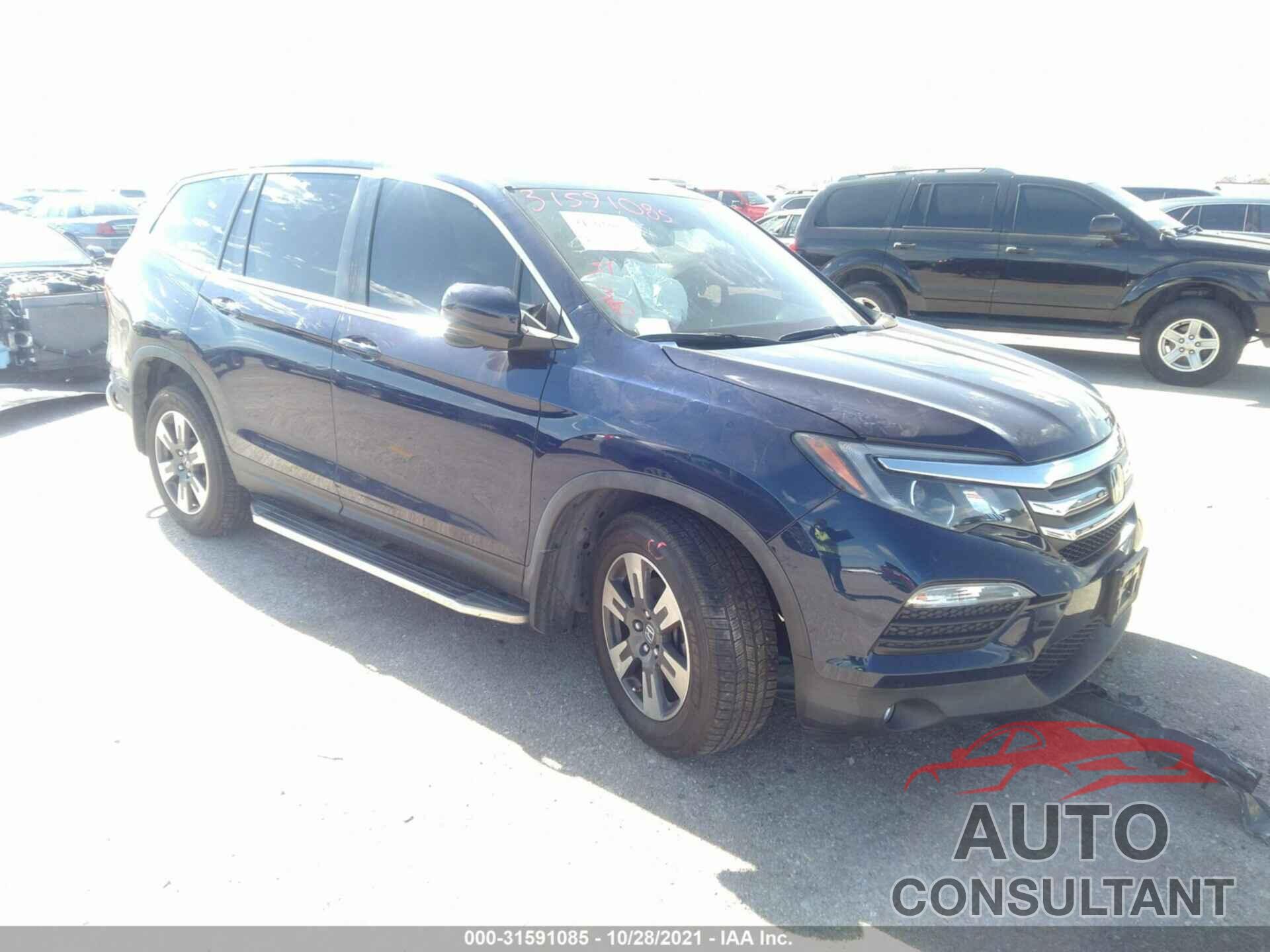 HONDA PILOT 2016 - 5FNYF6H62GB089627
