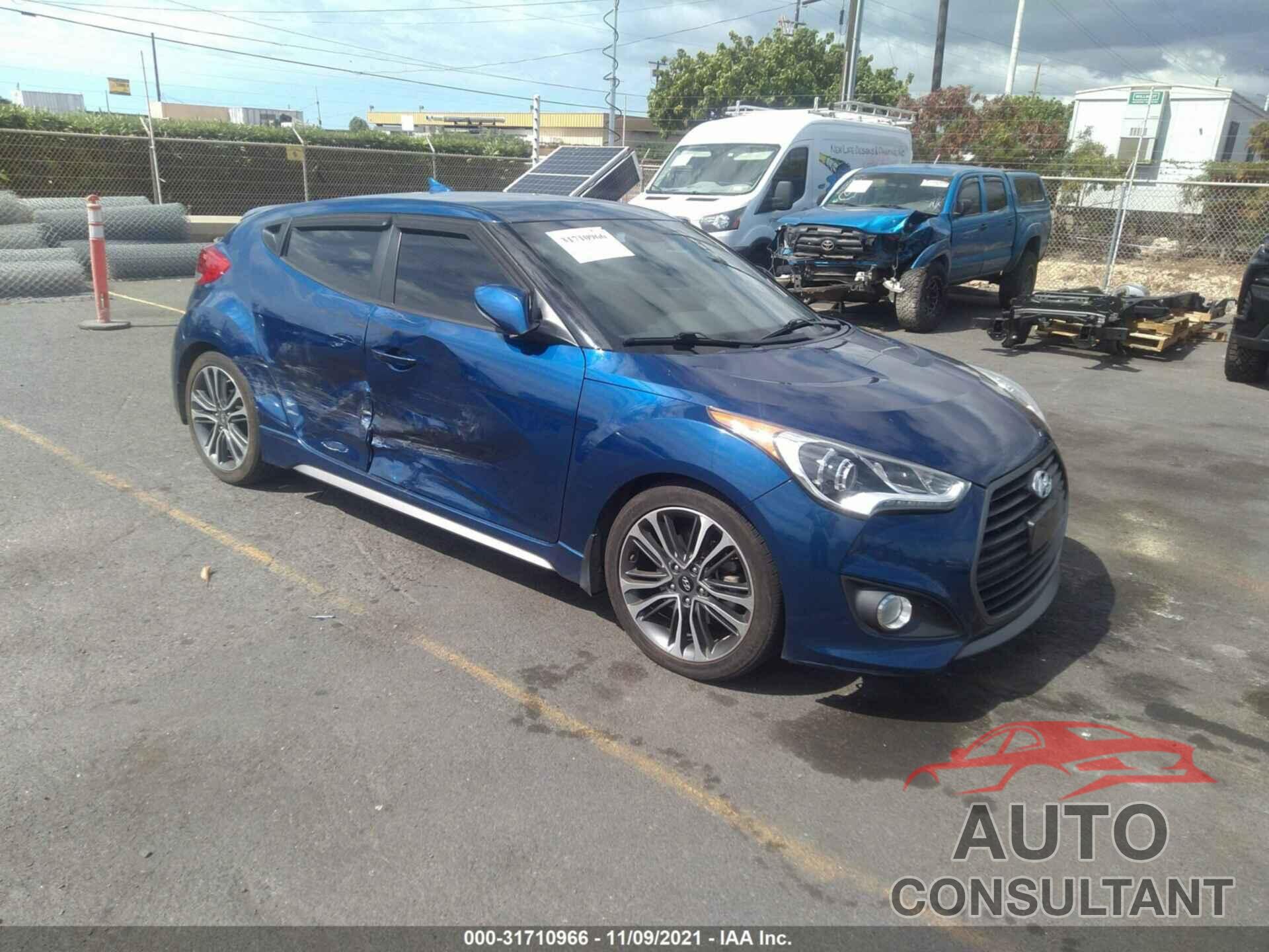 HYUNDAI VELOSTER 2016 - KMHTC6AE6GU256630