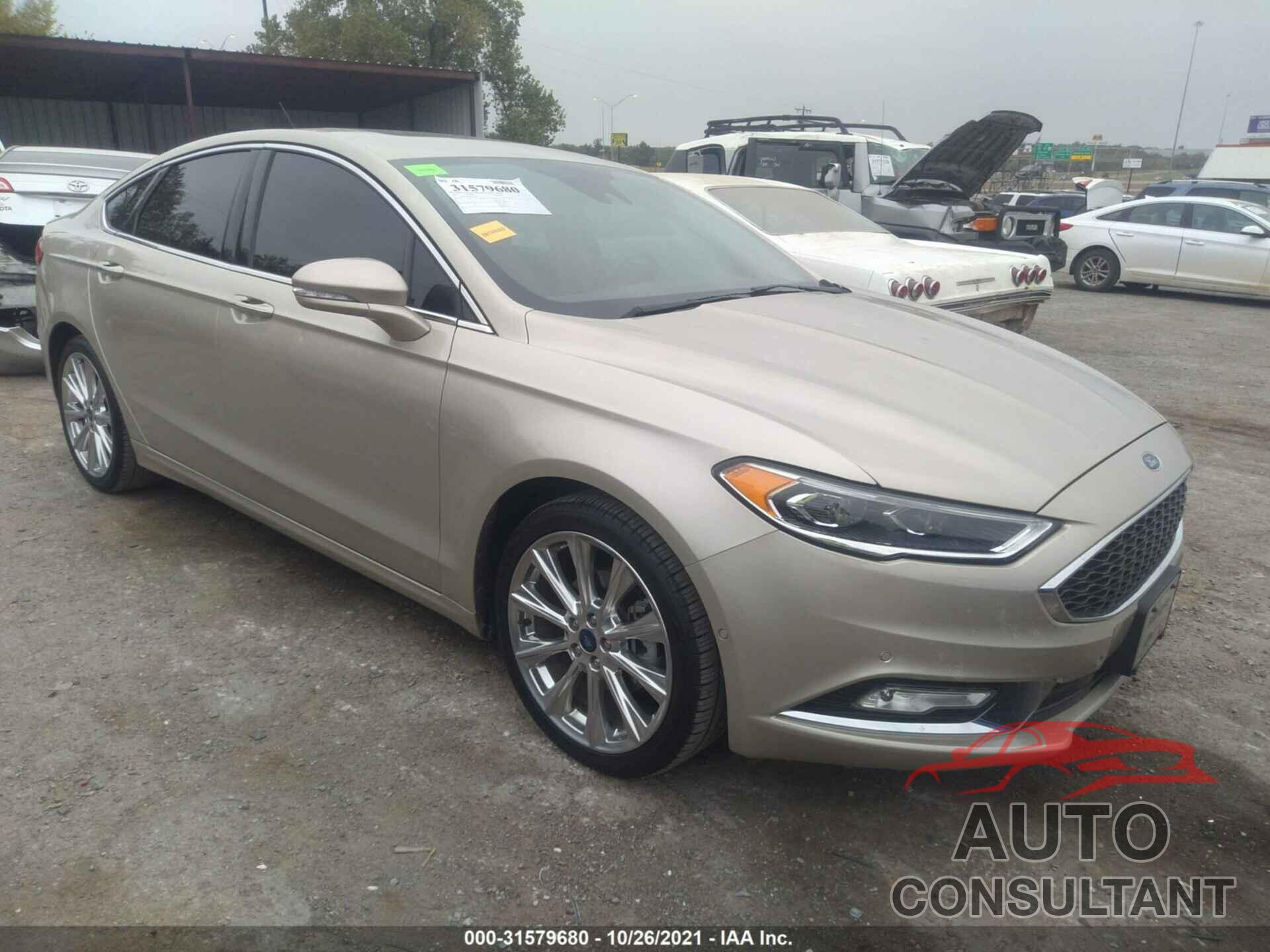 FORD FUSION 2017 - 3FA6P0K92HR349812