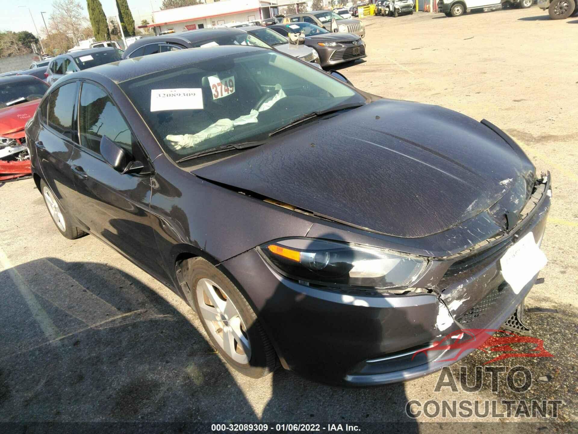 DODGE DART 2016 - 1C3CDFBB3GD652847