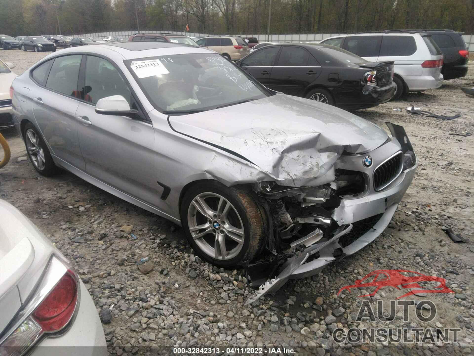 BMW 3 SERIES GRAN TURISMO 2016 - WBA8Z5C52GGS38024