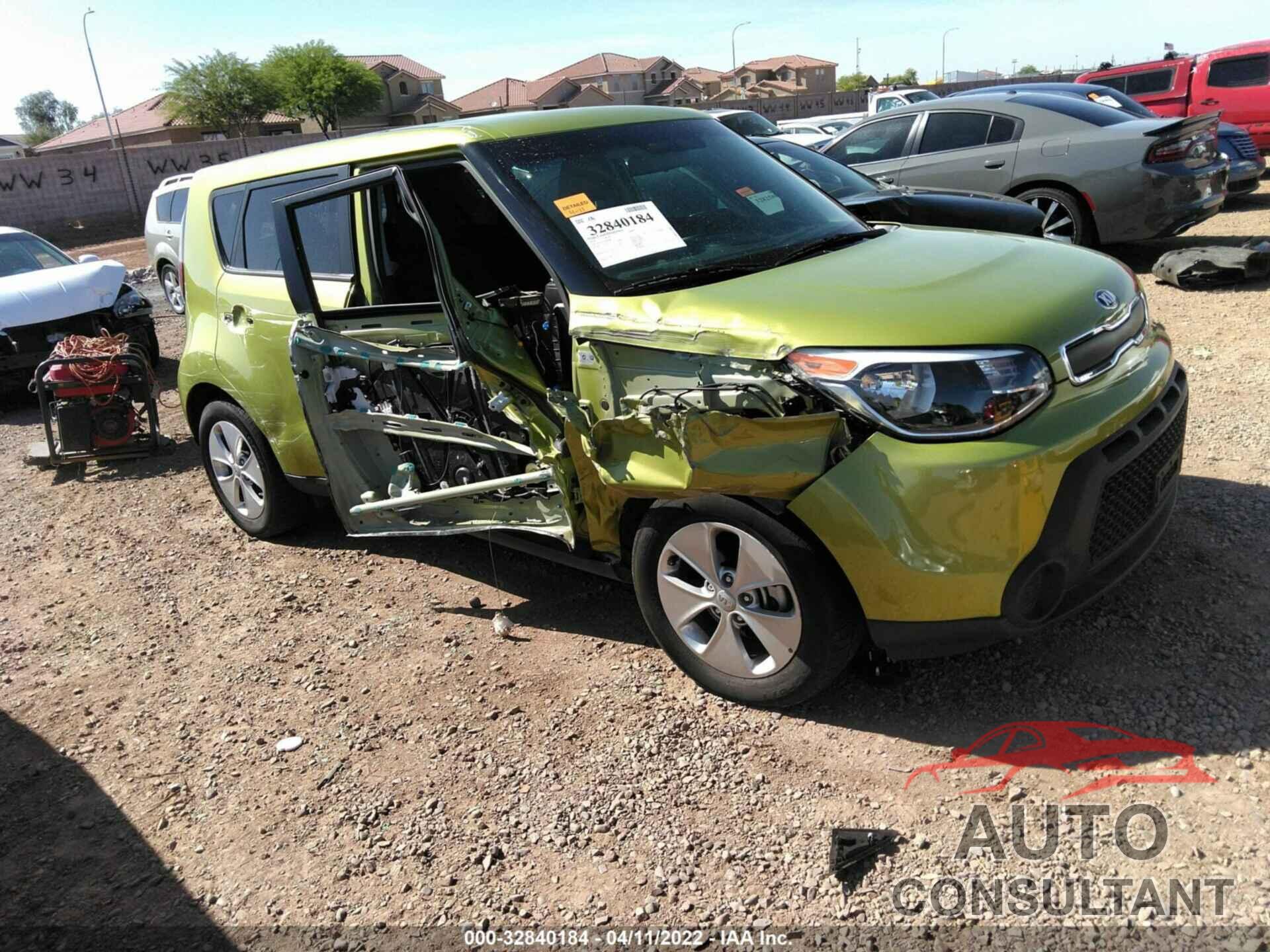 KIA SOUL 2016 - KNDJN2A24G7873110