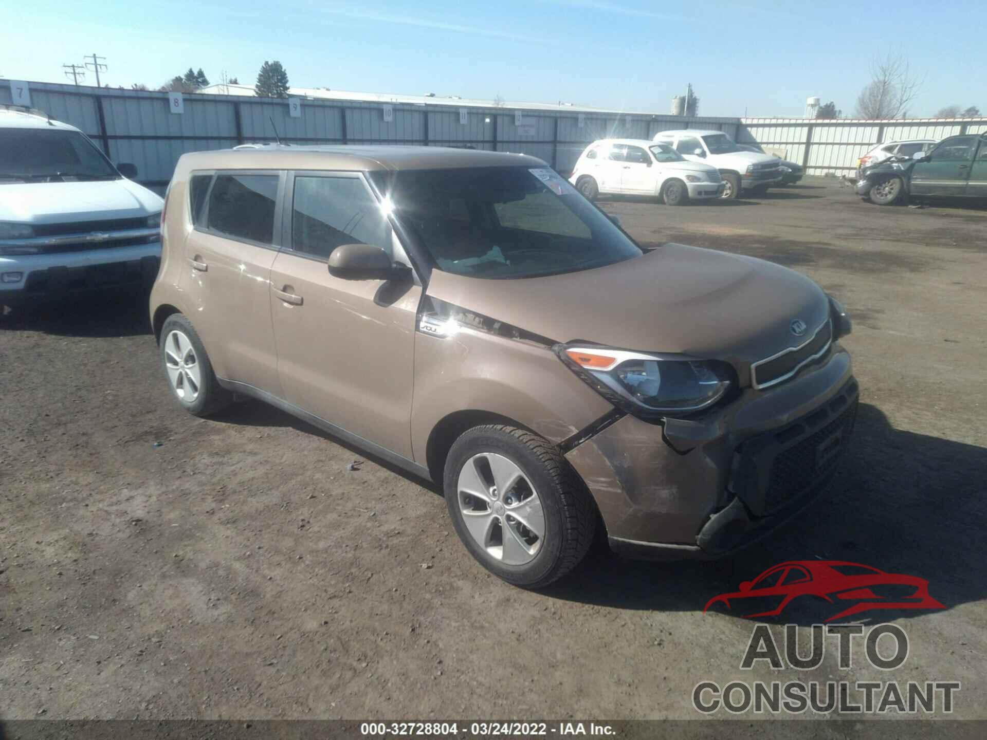 KIA SOUL 2016 - KNDJN2A23G7287403