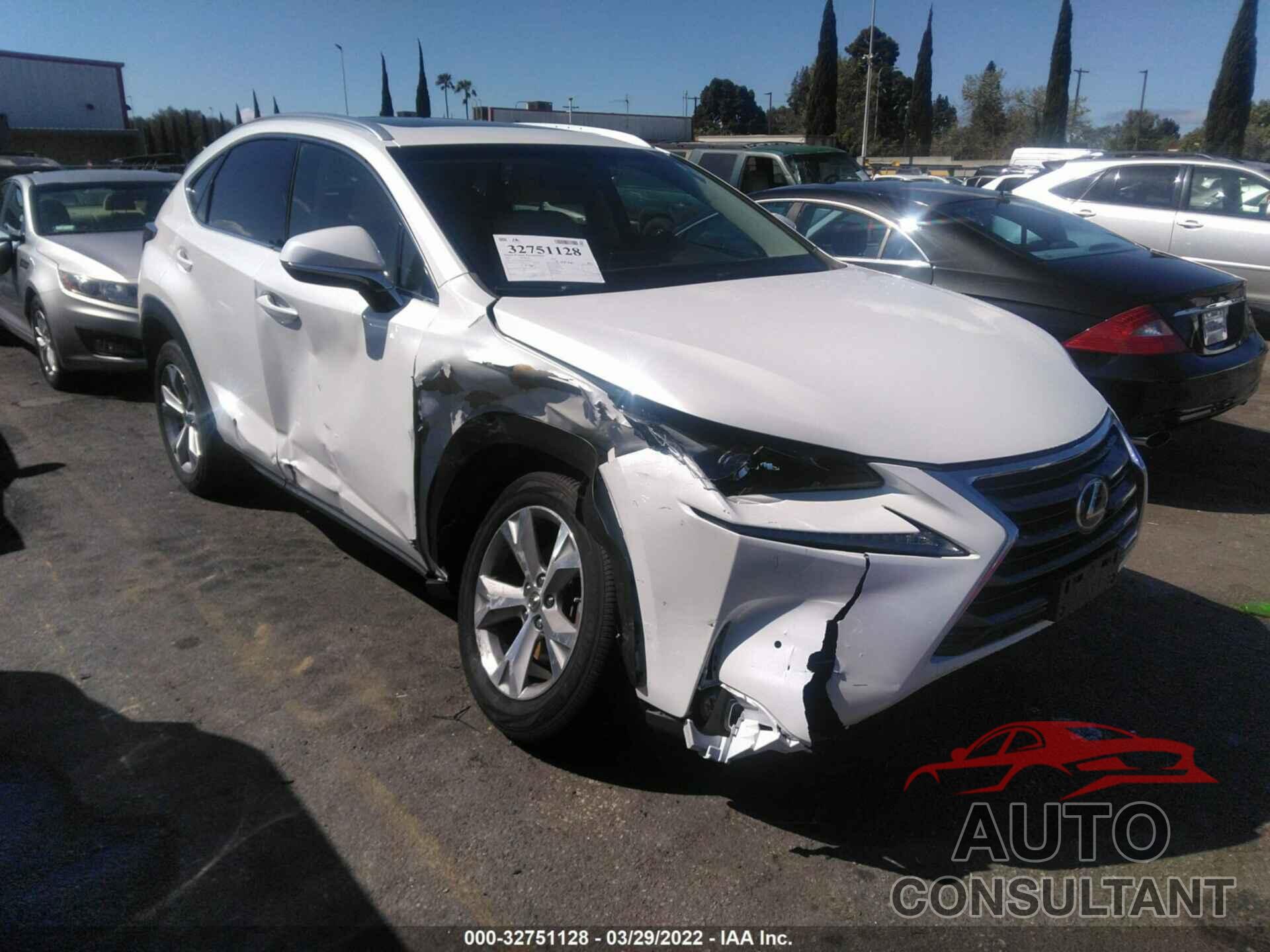 LEXUS NX 2017 - JTJYARBZ0H2069283