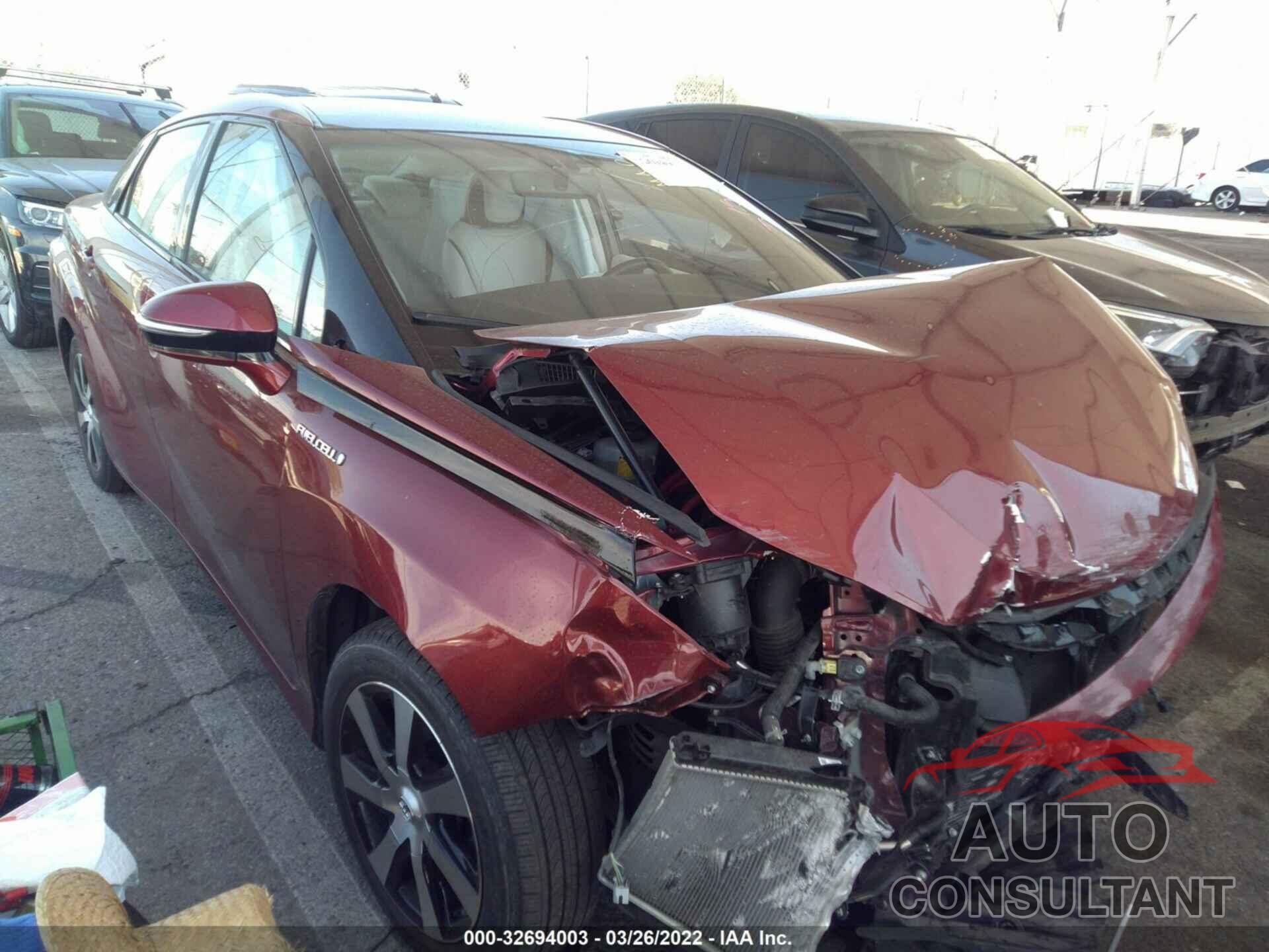 TOYOTA MIRAI 2017 - JTDBVRBD7HA001859