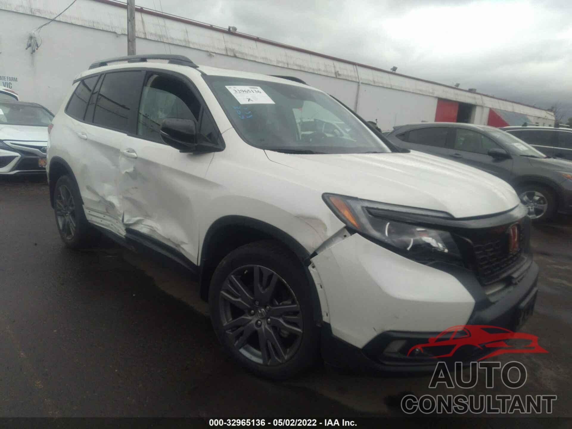 HONDA PASSPORT 2019 - 5FNYF8H51KB014431