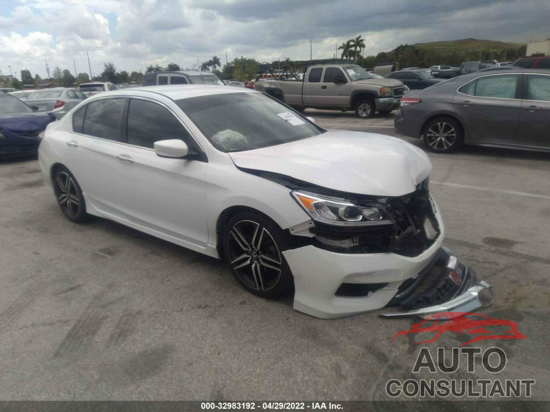 HONDA ACCORD SEDAN 2016 - 1HGCR2F56GA154588