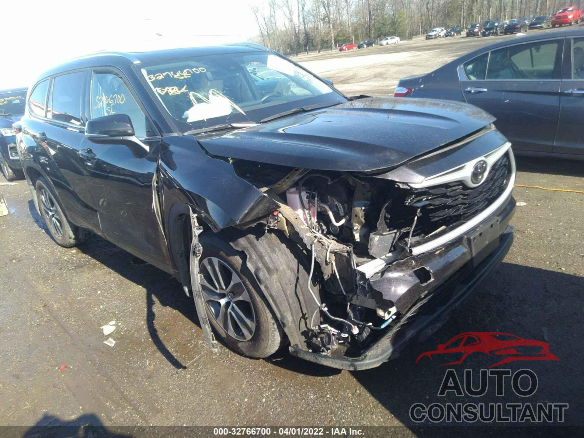TOYOTA HIGHLANDER 2020 - 5TDHZRBH2LS024205